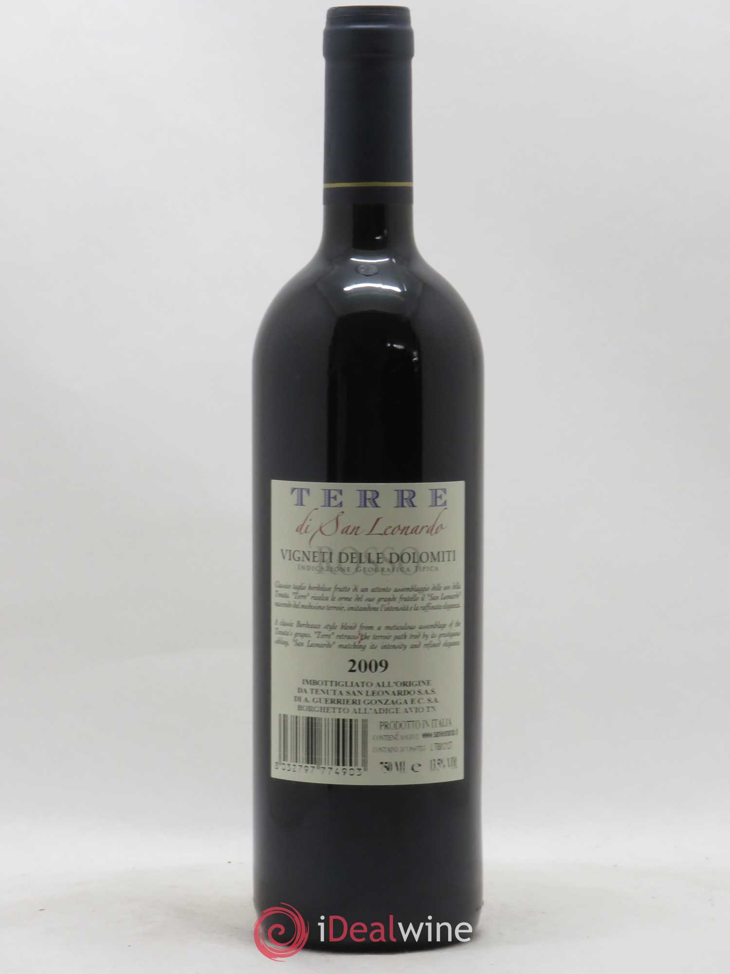 Italie IGT Vigneti delle Dolomiti Tenuta San Leonardo San Leonardo 2009 - Posten von 1 Flasche - 1