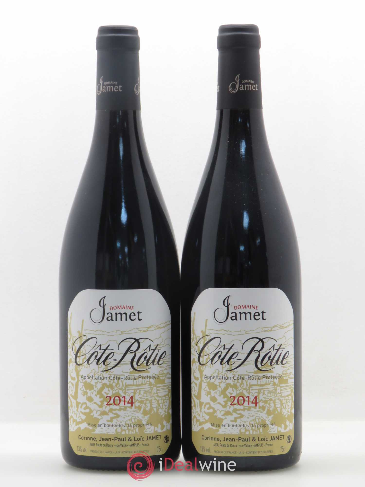 Côte-Rôtie Jamet (Domaine) 2014 - Lot de 2 bouteilles - 0