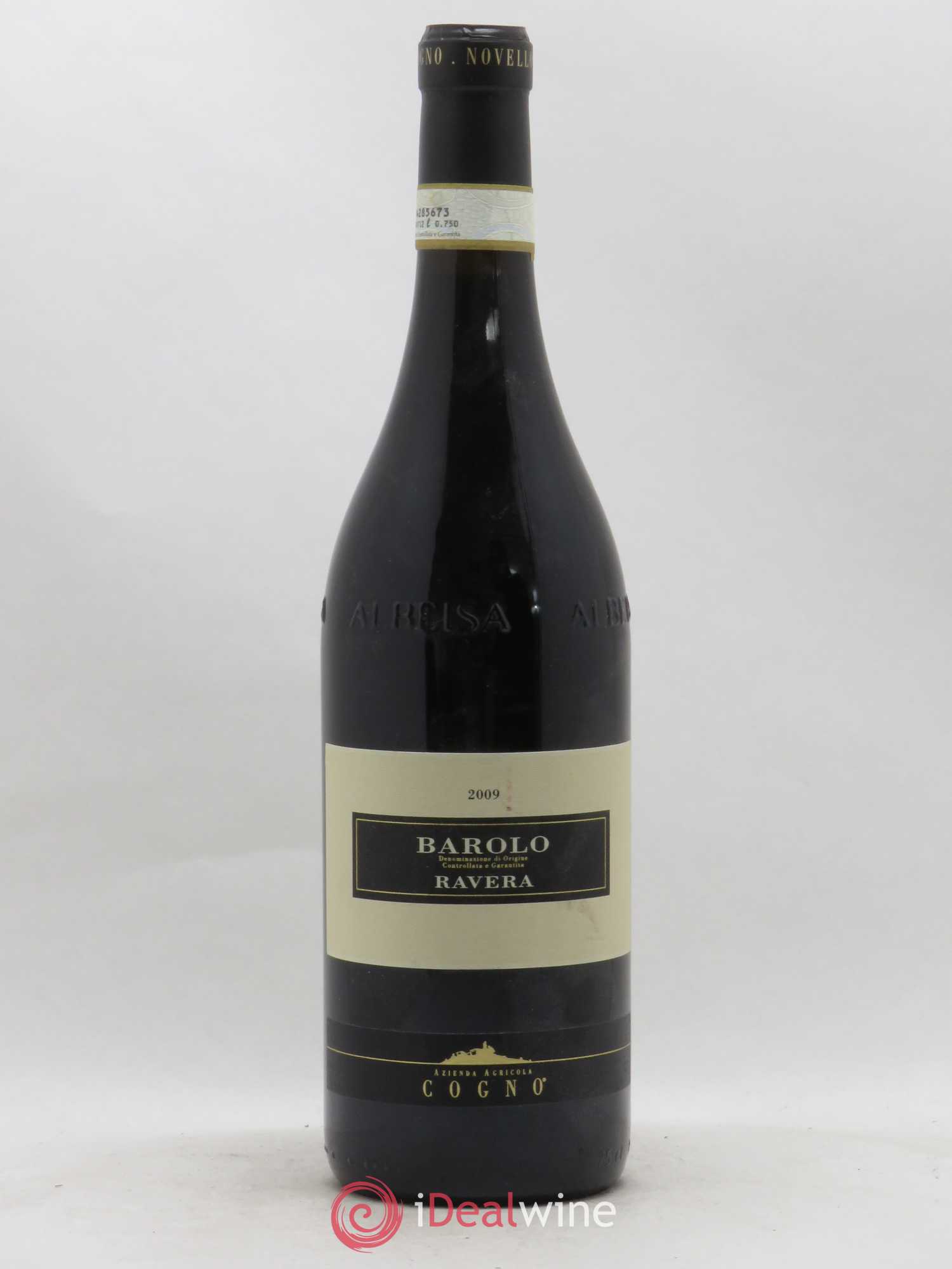 Barolo Ravera Cogno Elvio 2009 - Lot de 1 bouteille - 0