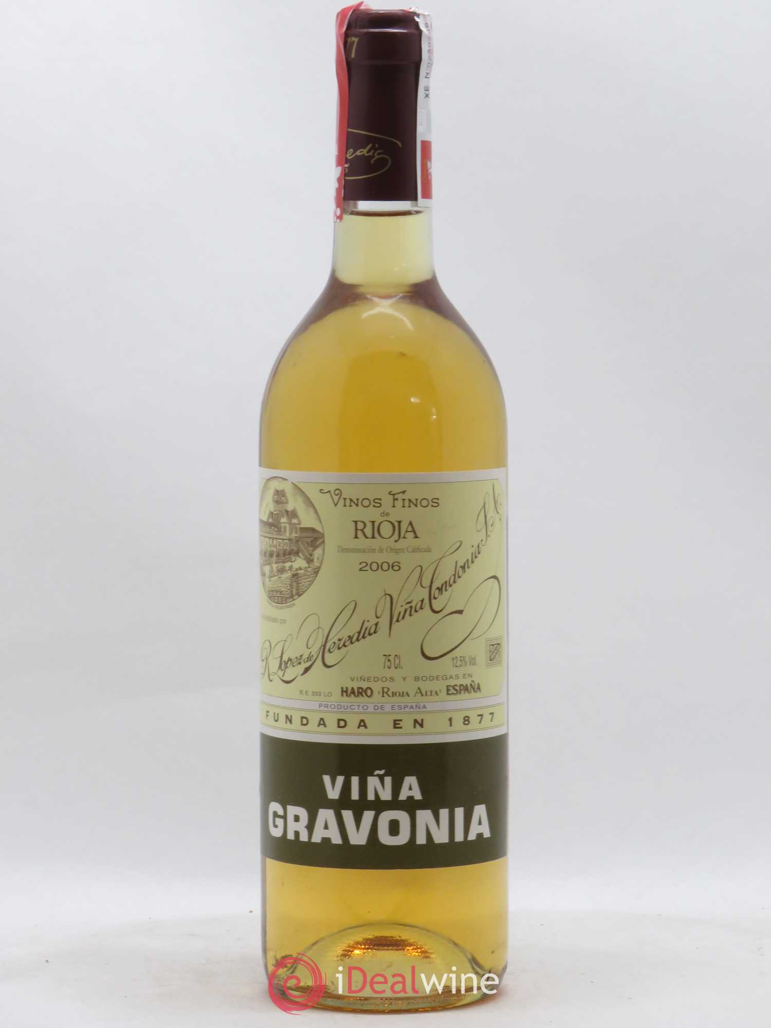 Rioja DOCA Vina Gravonia Crianza Vina Tondonia R. Lopez de Heredia 2006 - Lot de 1 bouteille - 0