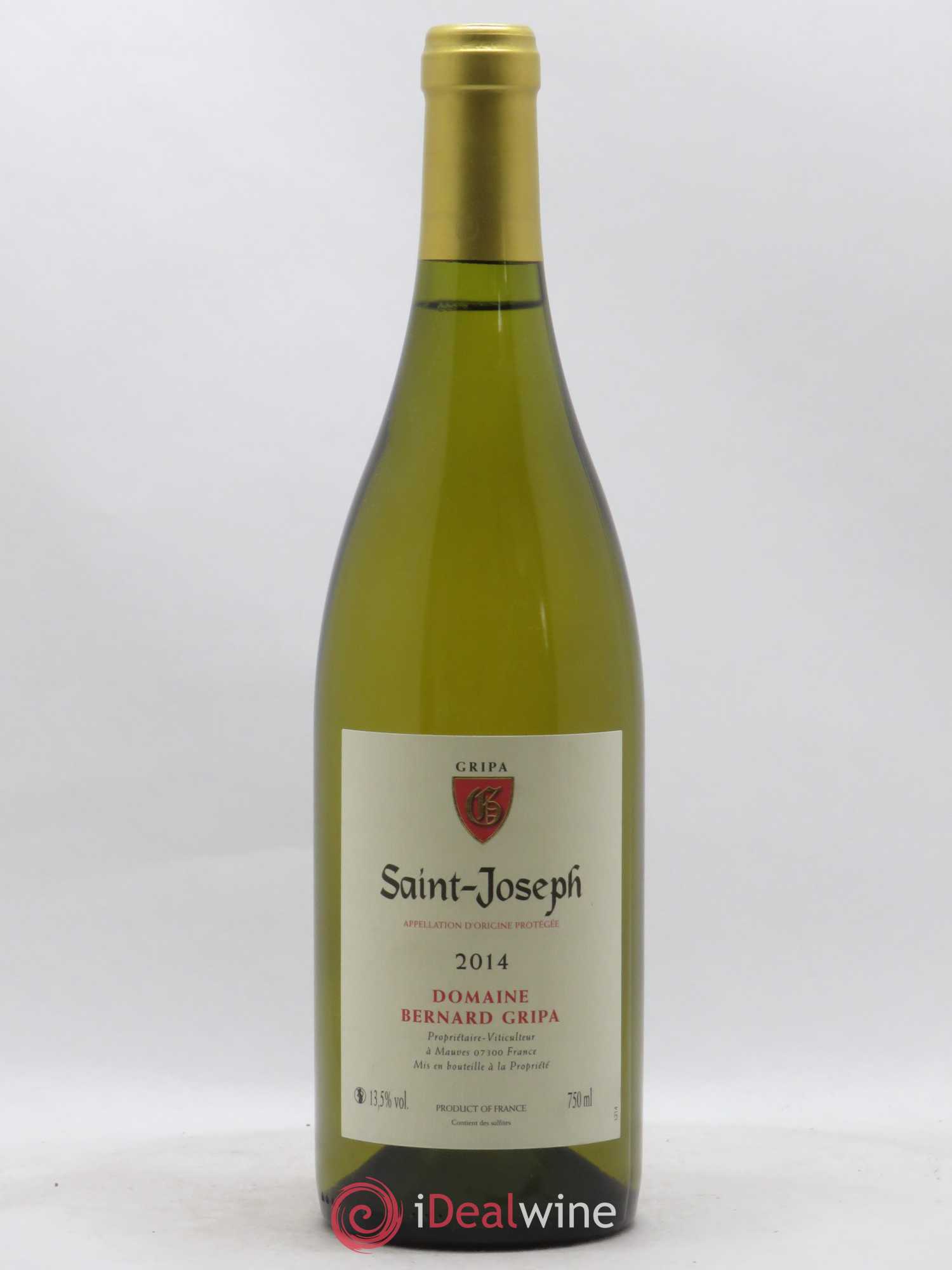 Saint-Joseph Bernard Gripa (Domaine) 2014 - Lot de 1 bouteille - 0