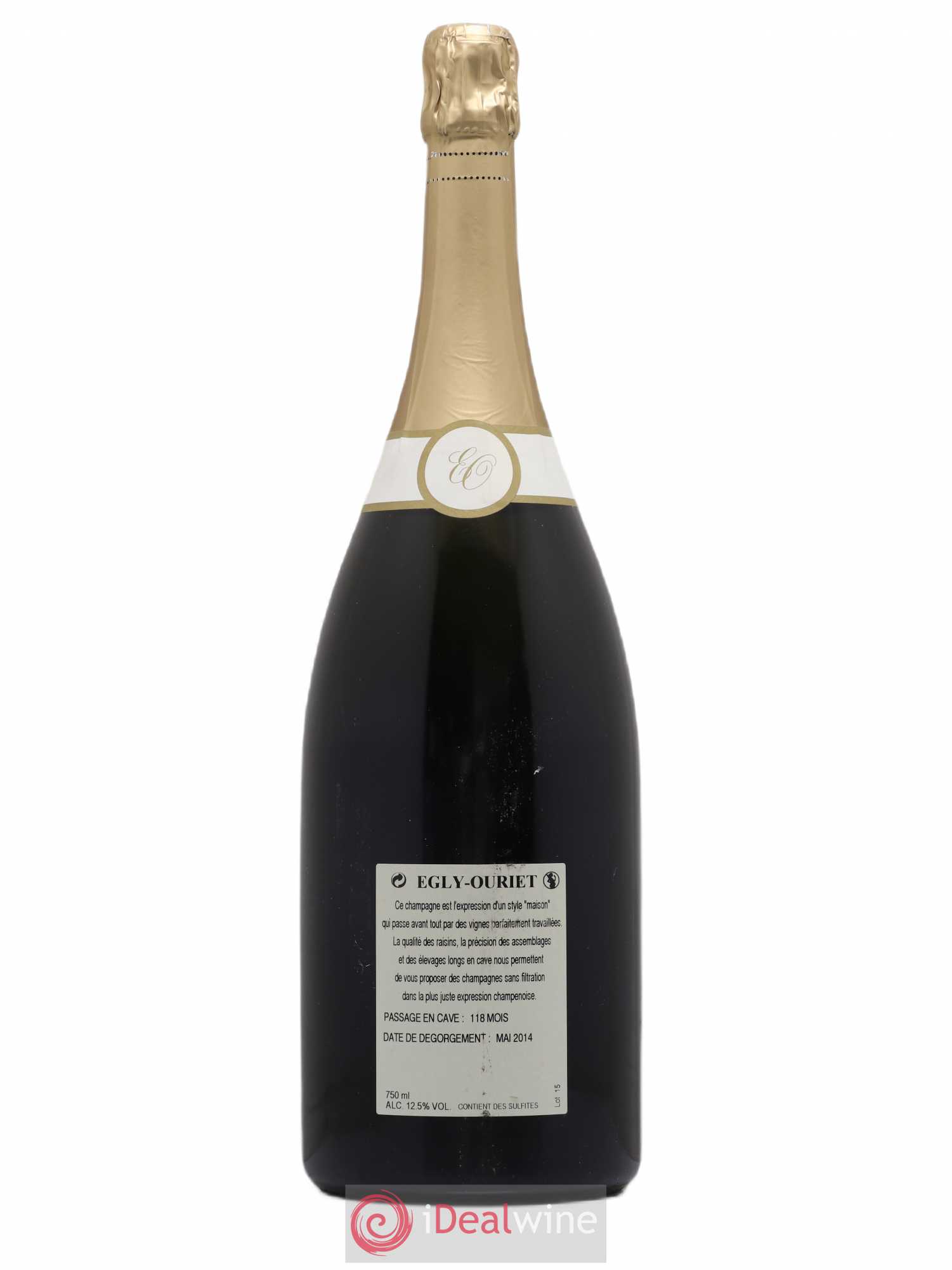 Ambonnay Vieilles Vignes Brut Millésimé Egly-Ouriet 2003 - Lot de 1 magnum - 1