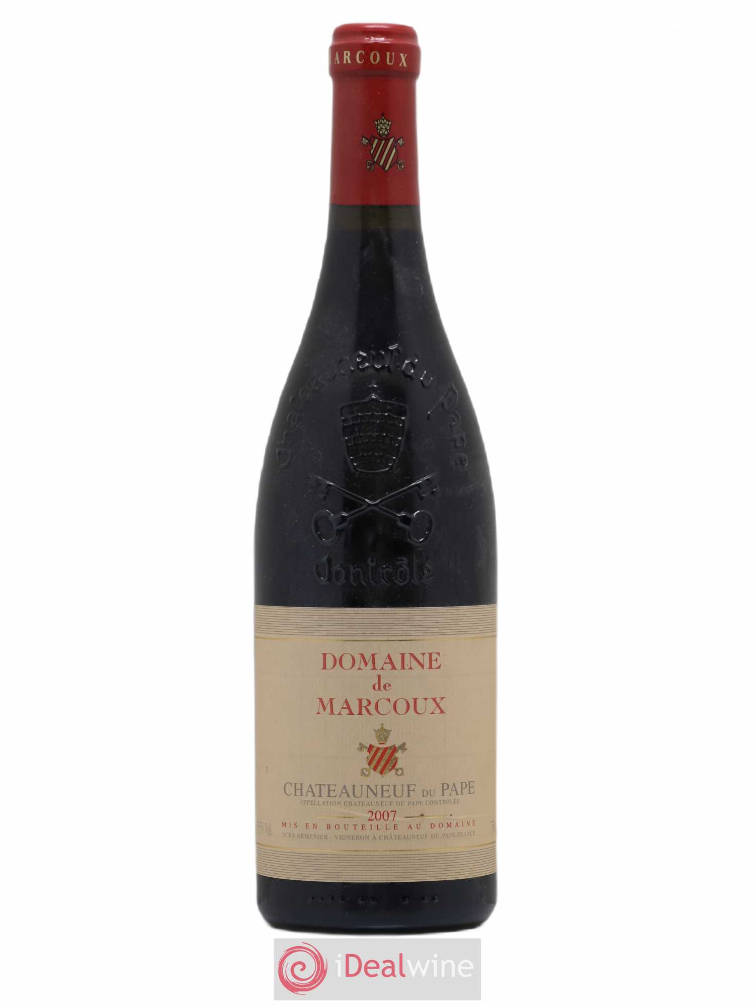 Châteauneuf-du-Pape Marcoux (Domaine de) 2007 - Lot de 1 bouteille - 0