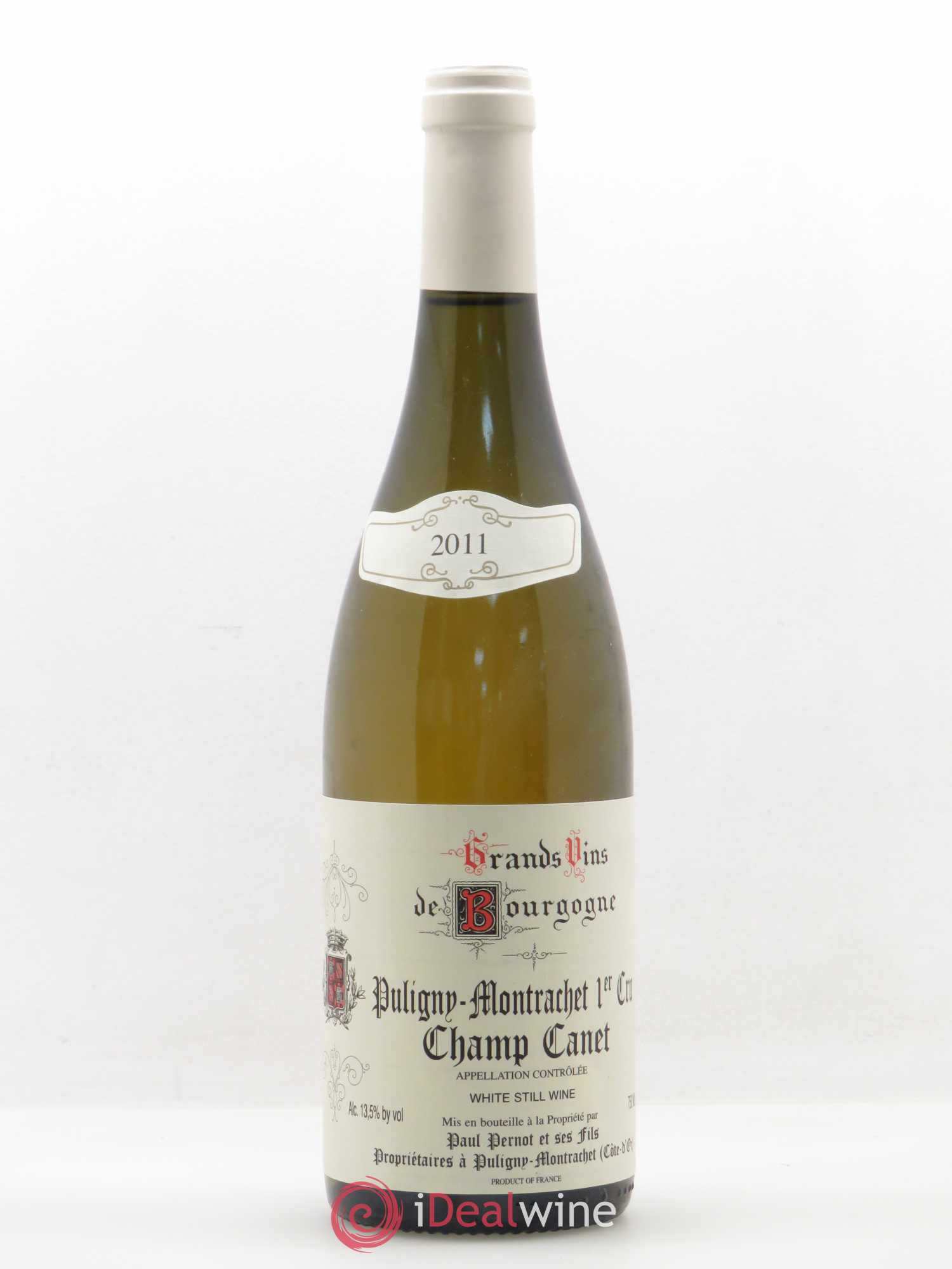 Puligny-Montrachet 1er Cru Champ Canet Domaine Paul Pernot et Fils 2011 - Posten von 1 Flasche - 0