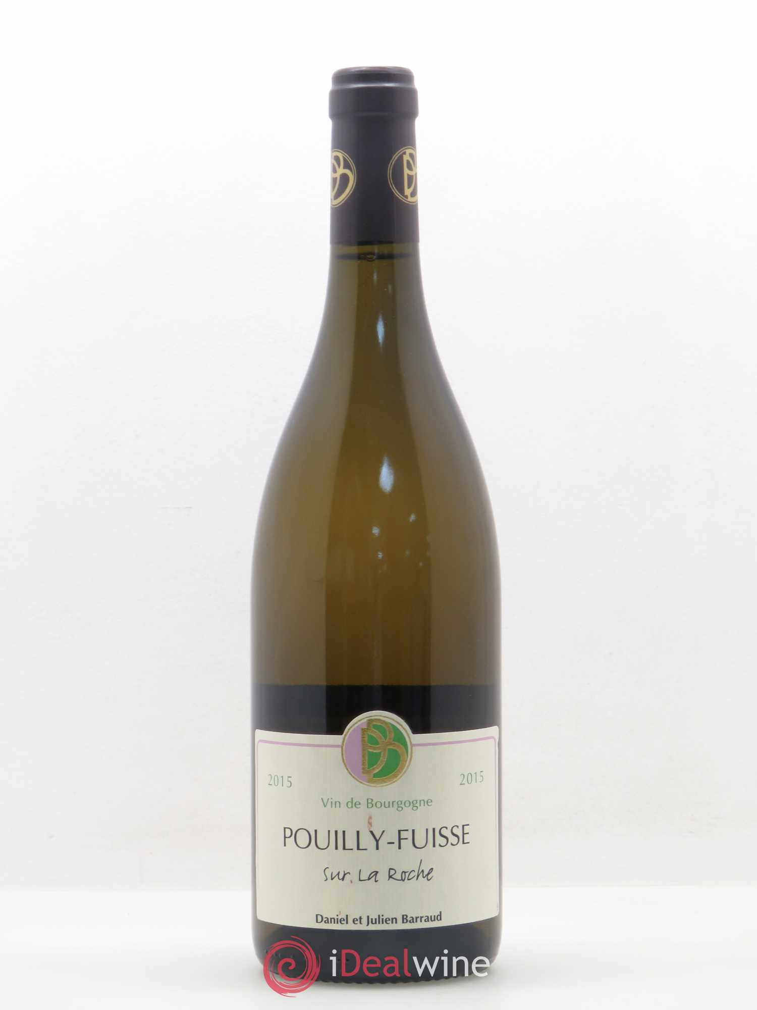 Pouilly-Fuissé Sur La Roche Domaine Barraud 2015 - Lot de 1 bouteille - 0