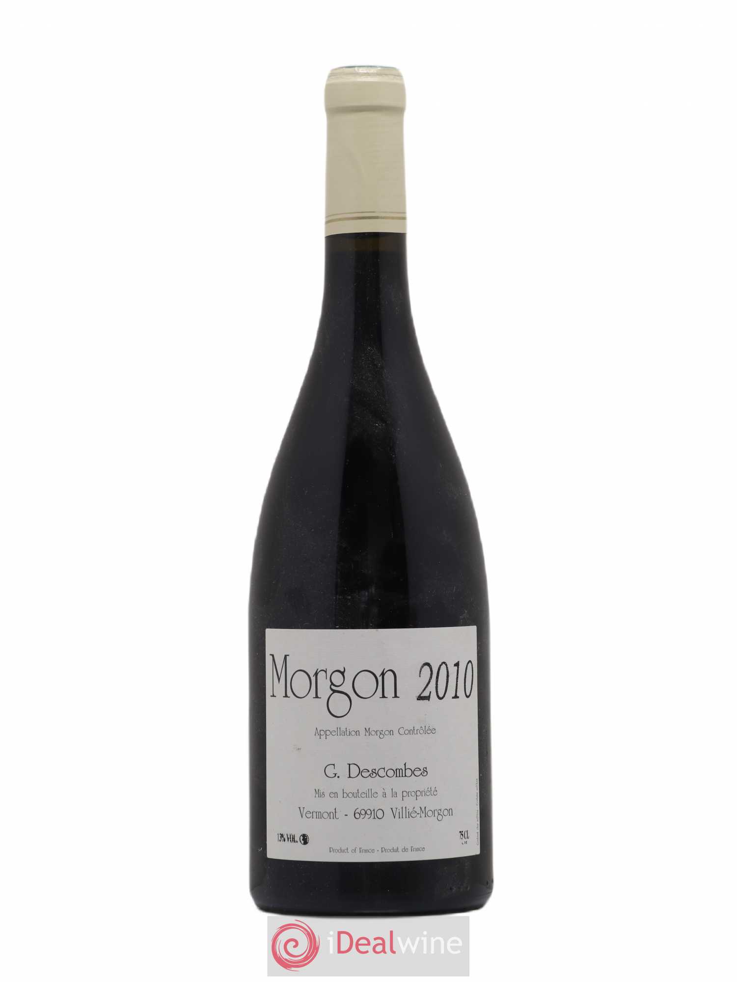 Morgon Vieilles vignes Georges Descombes (Domaine) 2010 - Lot de 1 bouteille - 0