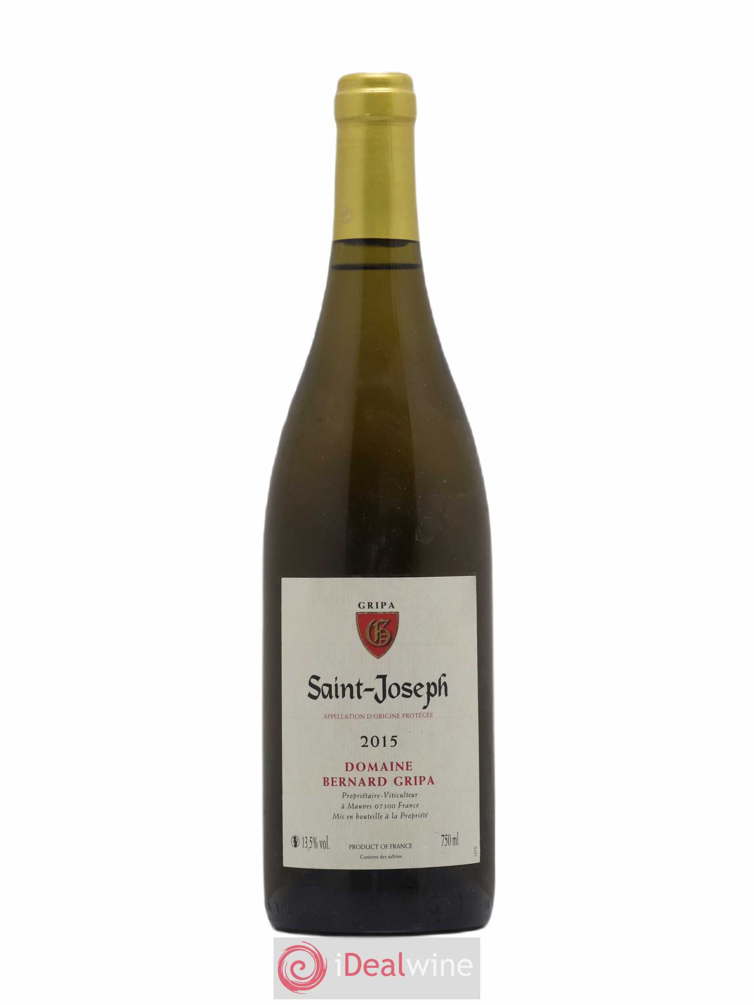 Saint-Joseph Bernard Gripa (Domaine) 2015 - Lot de 1 bouteille - 0