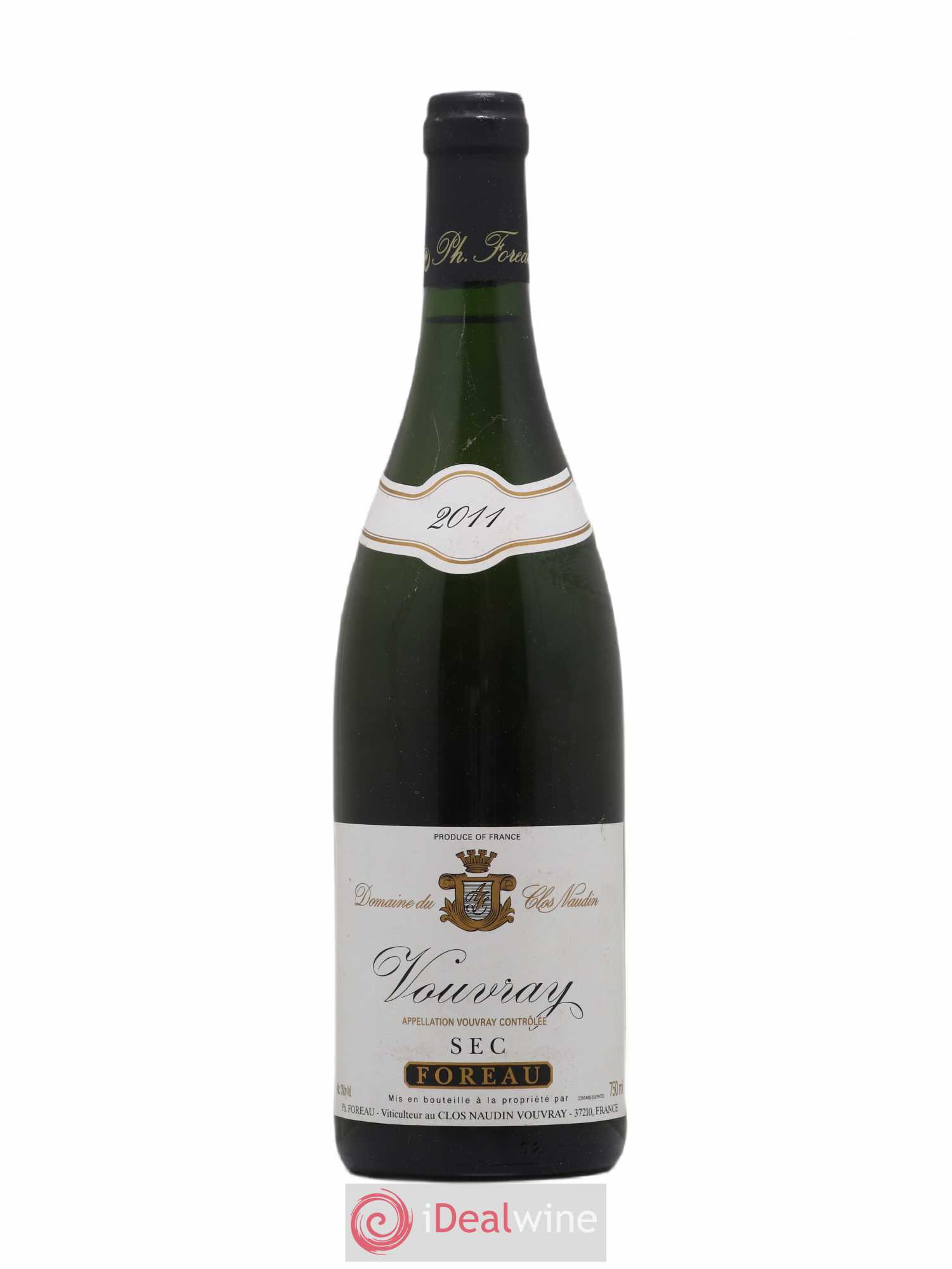 Vouvray Sec Clos Naudin - Philippe Foreau 2011 - Lot de 1 bouteille - 0