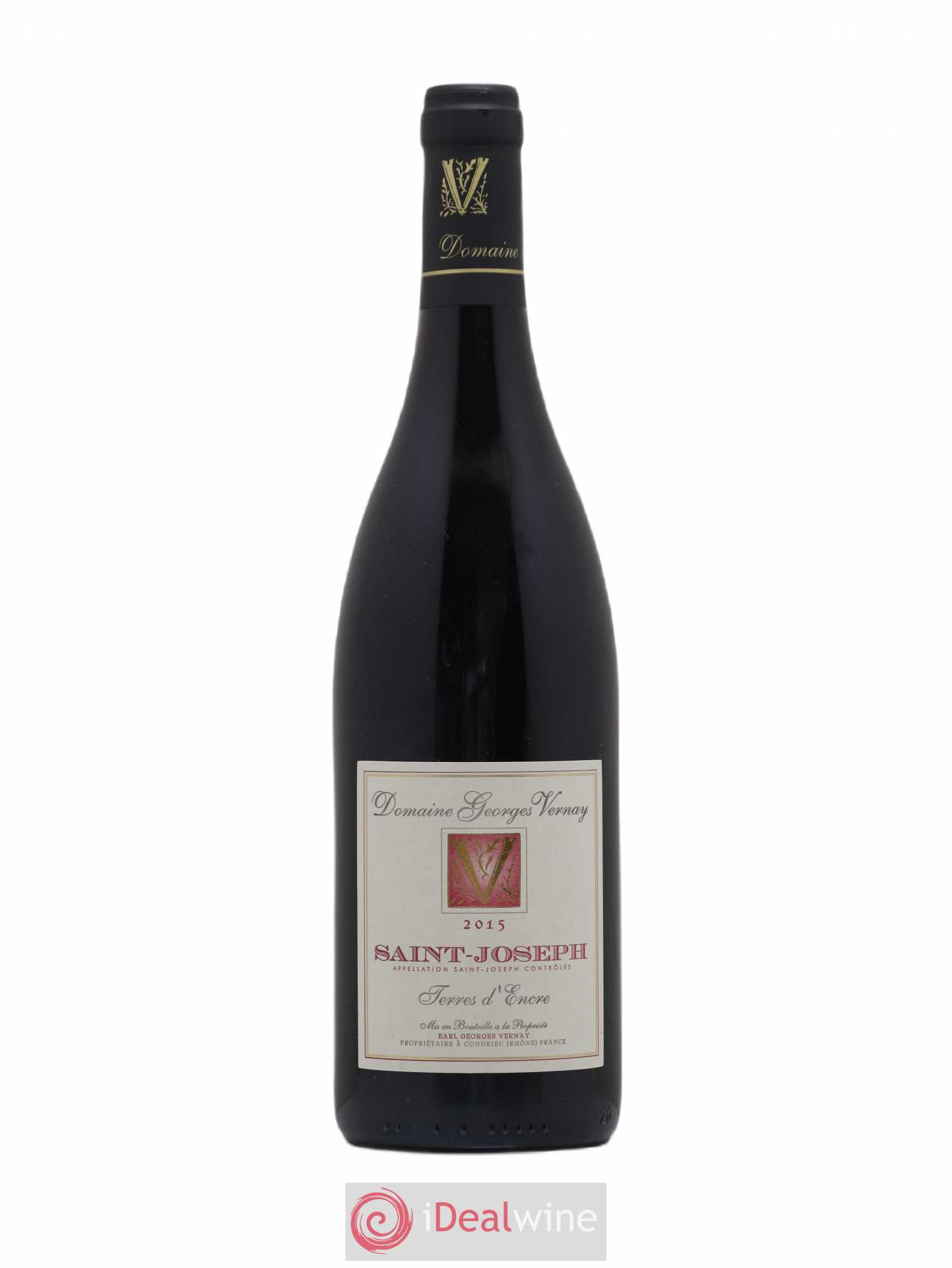 Saint-Joseph Terres d'Encre Georges Vernay 2015 - Lot de 1 bouteille - 0