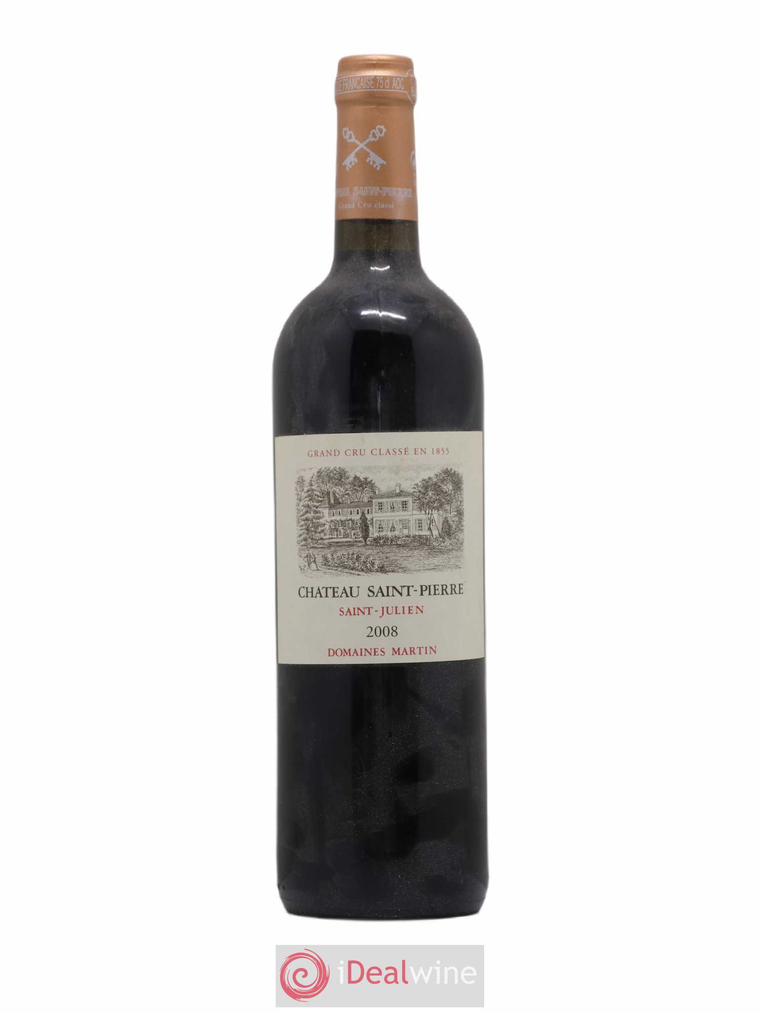 Château Saint-Pierre 4ème Grand Cru Classé 2008 - Lot de 1 bouteille - 0