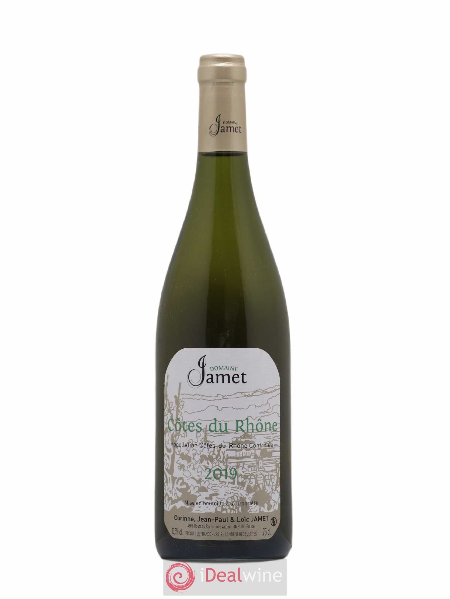 Côtes-du-Rhône Jamet (Domaine) 2019 - Lot de 1 bouteille - 0