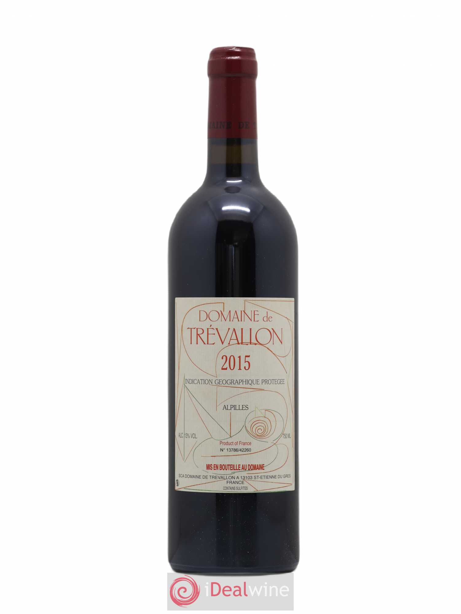 Alpilles Trévallon (Domaine de) Eloi Dürrbach 2015 - Lot de 1 bouteille - 0
