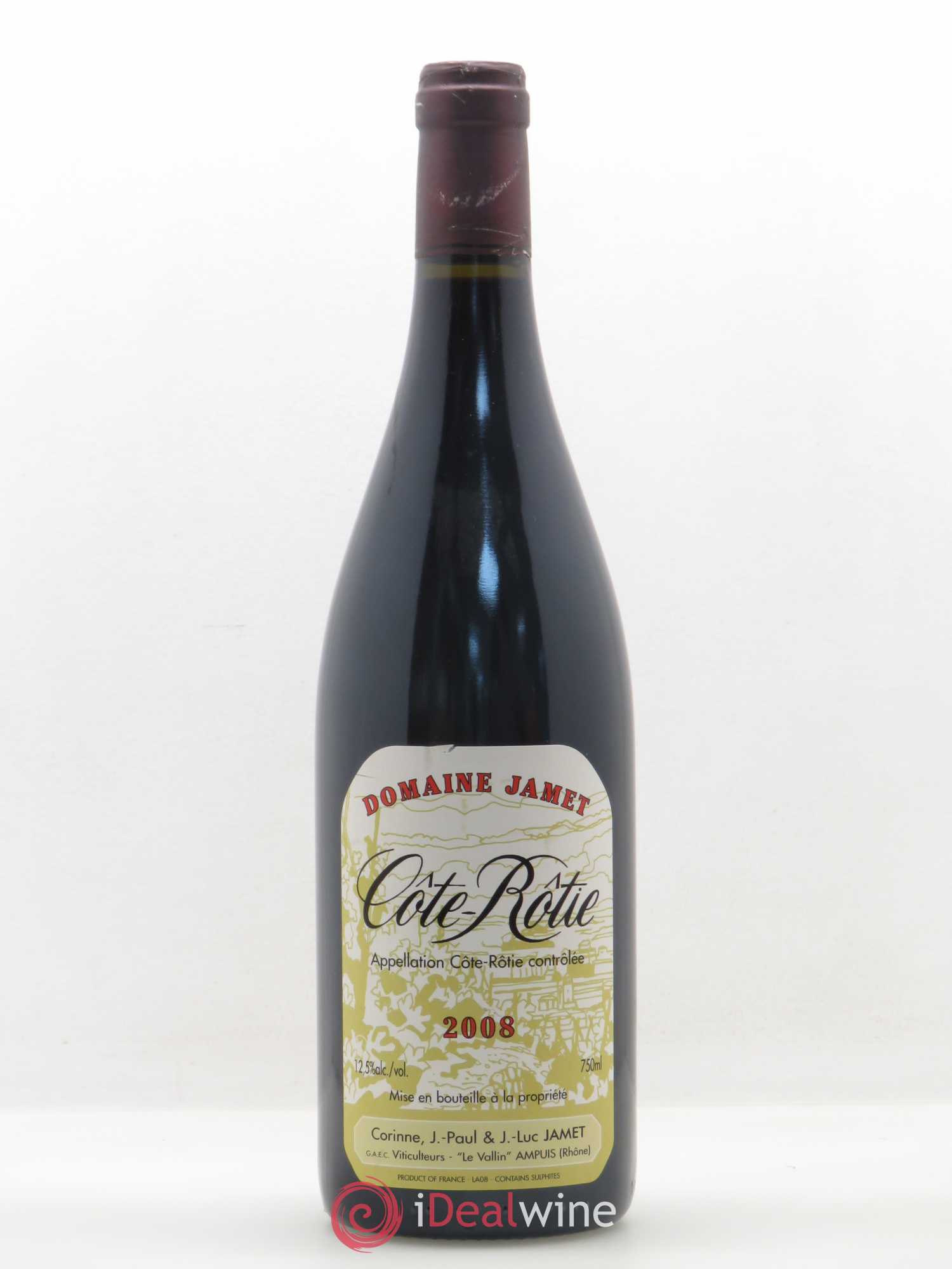 Côte-Rôtie Jamet (Domaine) 2008 - Lot de 1 bouteille - 0