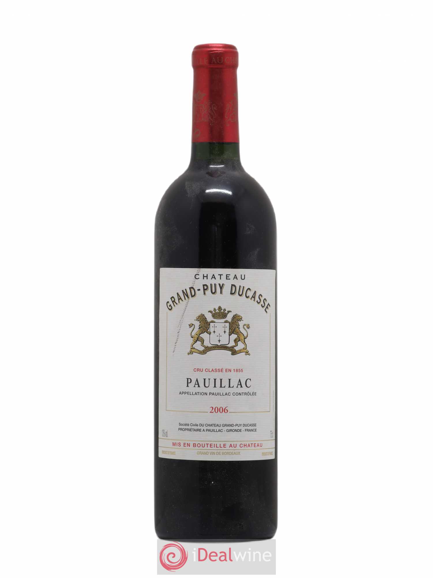 Château Grand Puy Ducasse 5ème Grand Cru Classé 2006 - Lot de 1 bouteille - 0