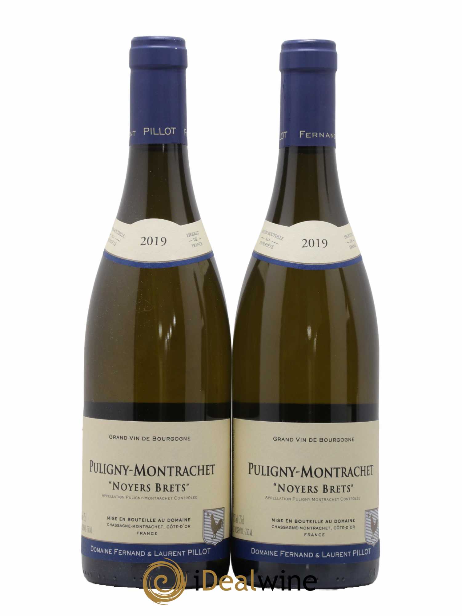 Puligny-Montrachet Noyers Brets Fernand & Laurent Pillot 2019 - Lot de 2 bouteilles - 0