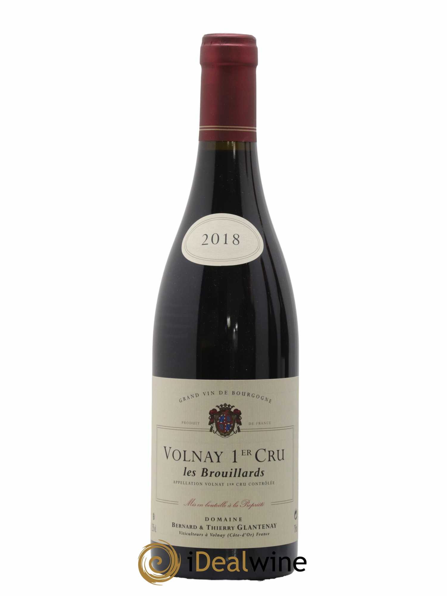Volnay 1er Cru Les Brouillards Bernard et Thierry Glantenay (Domaine) 2018 - Lot de 1 bouteille - 0