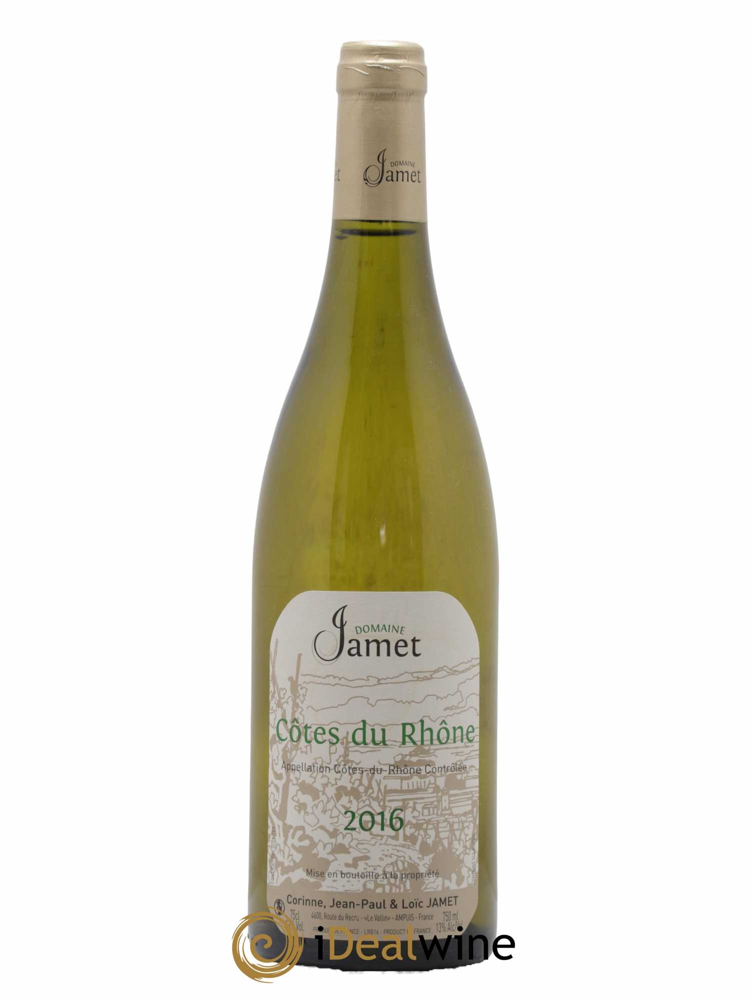 Côtes-du-Rhône Jamet (Domaine) 2016 - Lot de 1 bouteille - 0