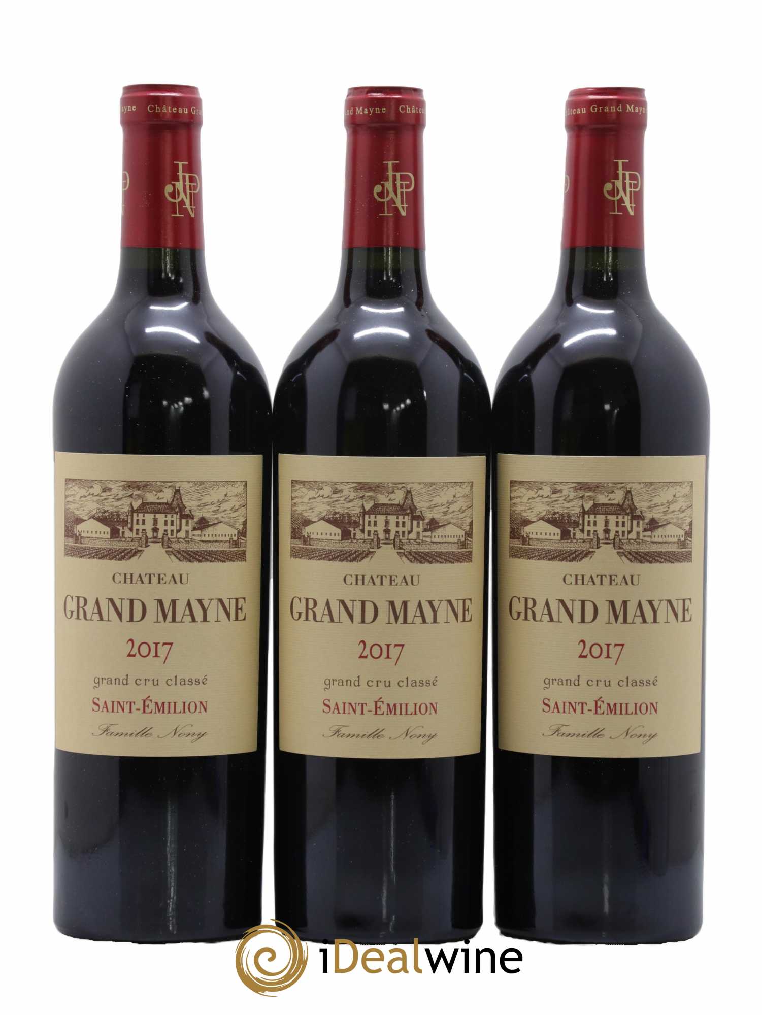 Château Grand Mayne Grand Cru Classé 2017 - Lot de 12 bouteilles - 1