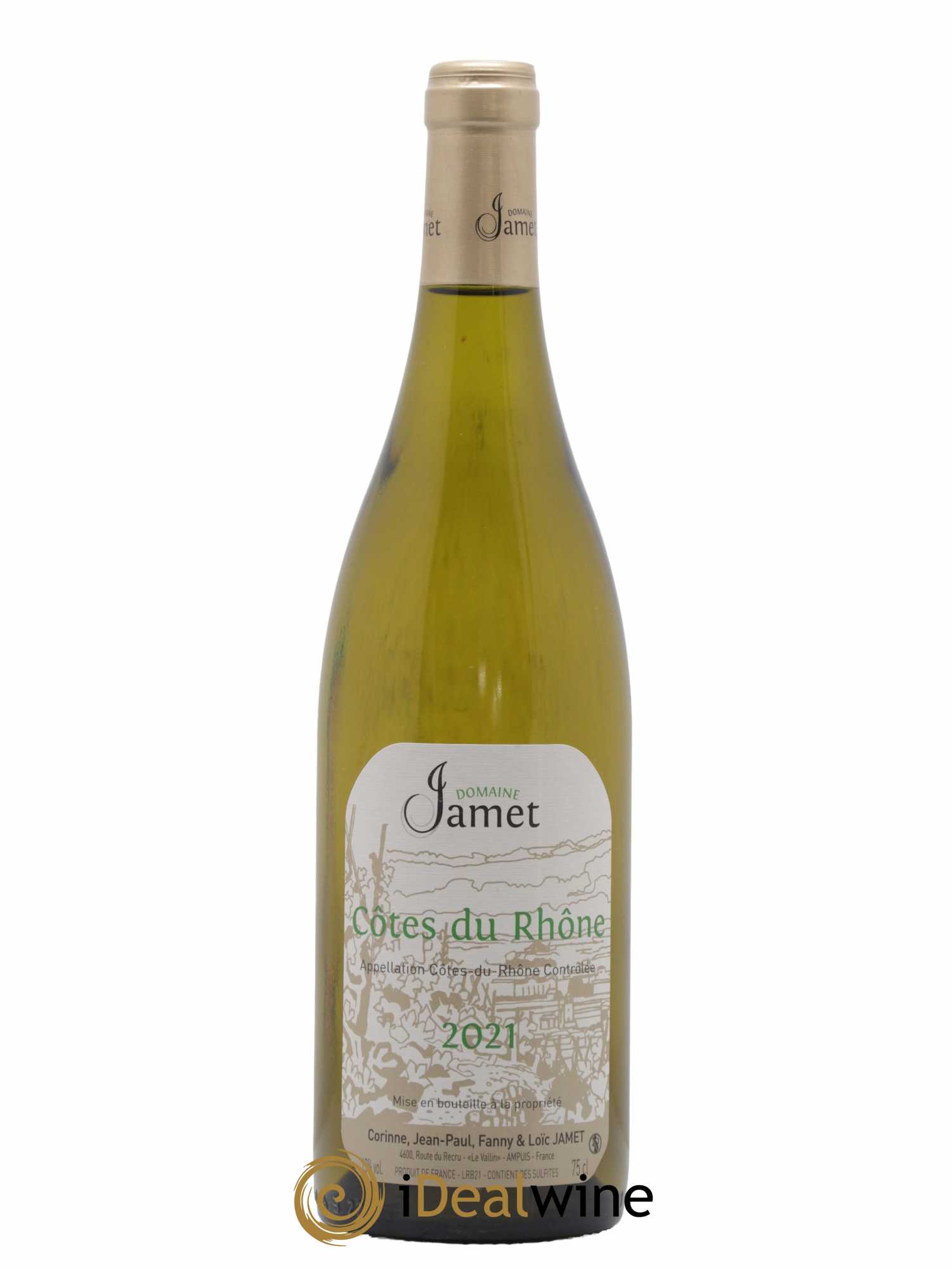 Côtes-du-Rhône Jamet (Domaine) 2021 - Lot de 1 bouteille - 0