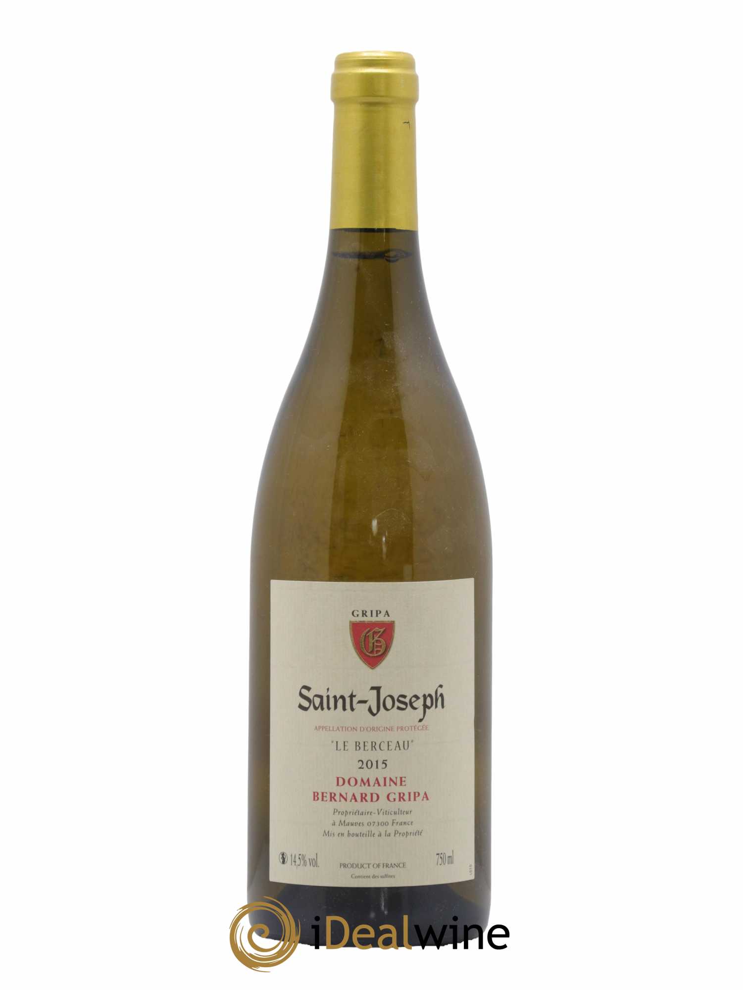 Saint-Joseph Le Berceau Bernard Gripa (Domaine) 2015 - Lot de 1 bouteille - 0