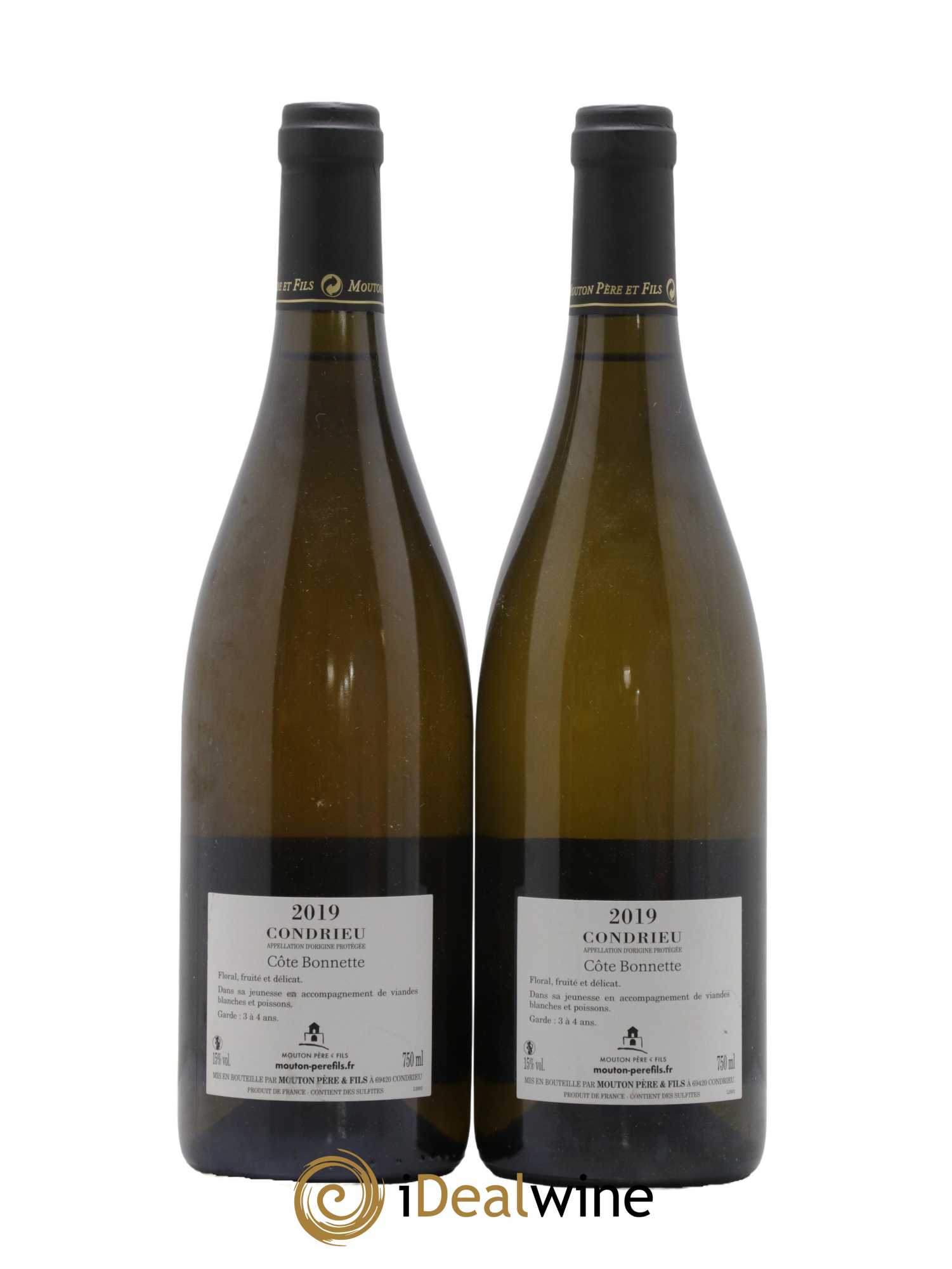 Condrieu Côte Bonnette Mouton 2019 - Lot de 2 bouteilles - 1