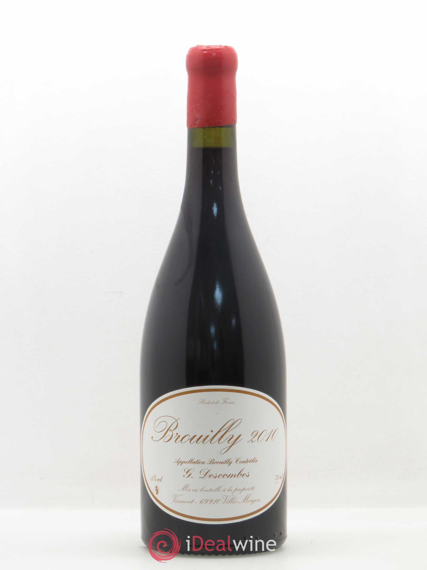 Brouilly Vieilles vignes Georges Descombes (Domaine) 2010 - Lot de 1 bouteille - 0