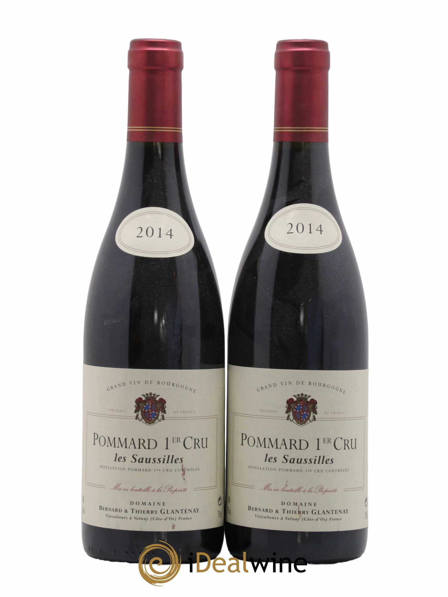 Pommard 1er Cru Les Saussilles Bernard et Thierry Glantenay (Domaine) 2014 - Lot de 2 bouteilles - 0