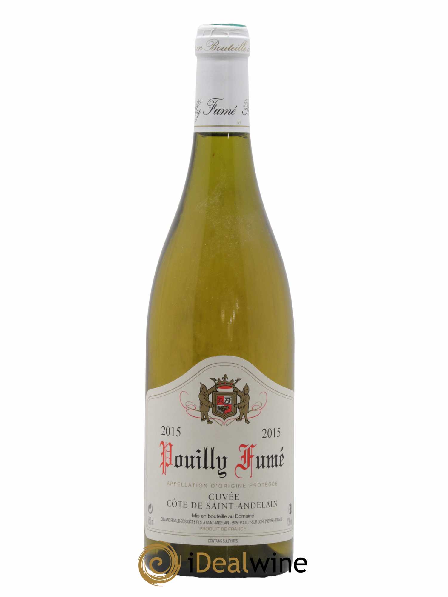 Pouilly-Fumé Cuvee Côte De Saint Andelain Domaine Renaud Bossuat Et Fils 2015 - Lot de 1 bouteille - 0