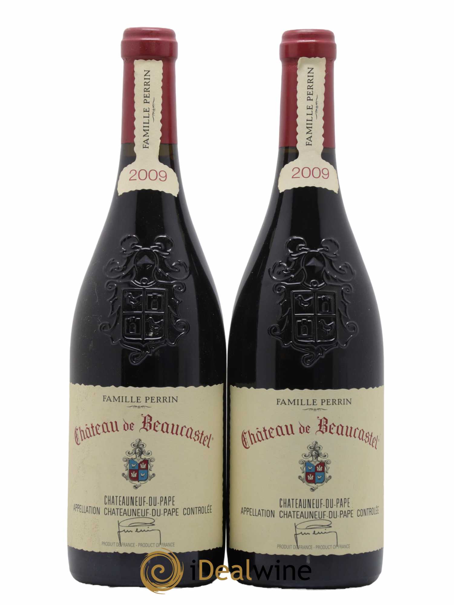 Châteauneuf-du-Pape Château de Beaucastel Famille Perrin 2009 - Lot de 2 bouteilles - 0