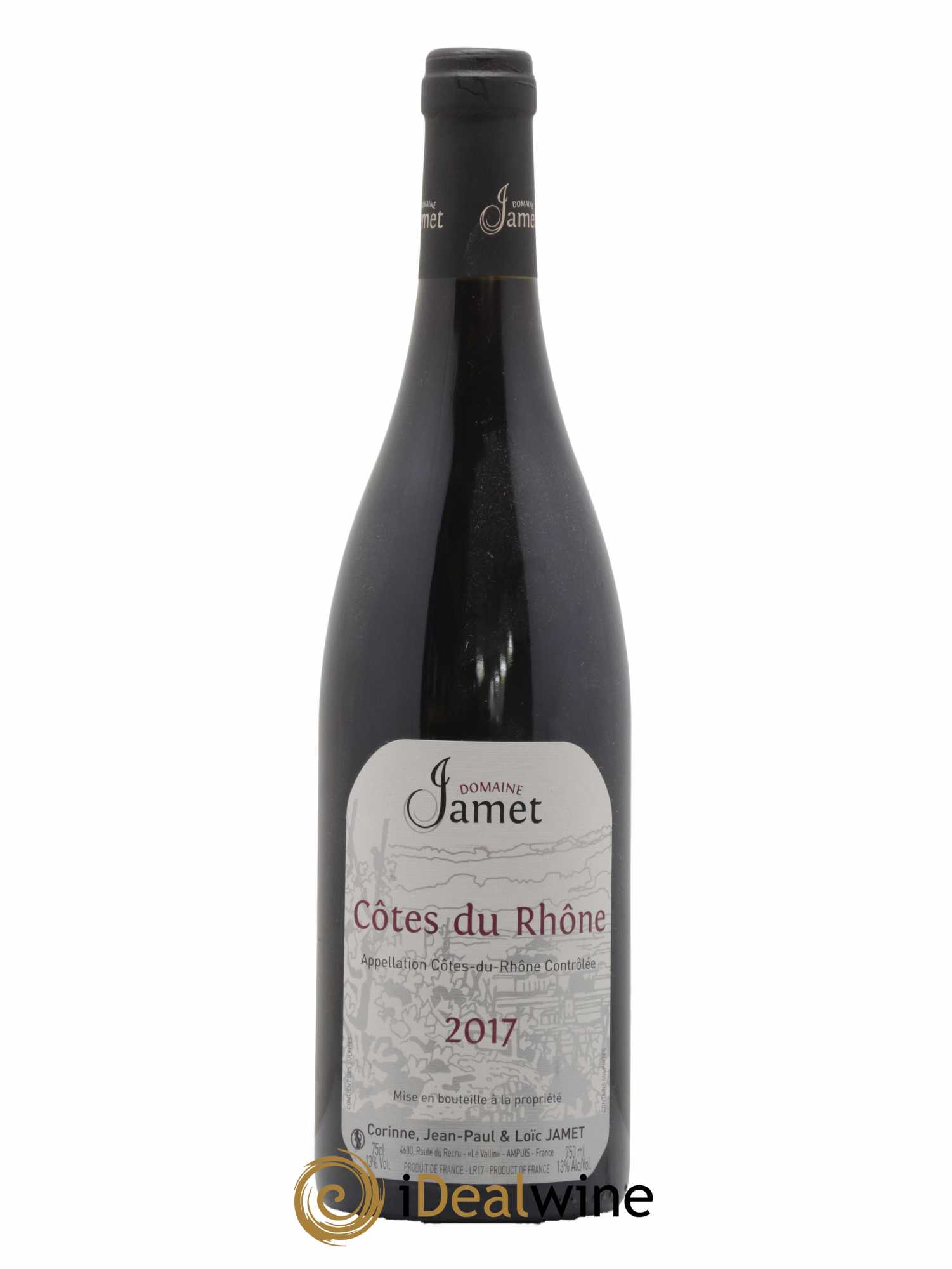 Côtes-du-Rhône Jamet (Domaine) 2017 - Lot de 1 bouteille - 0