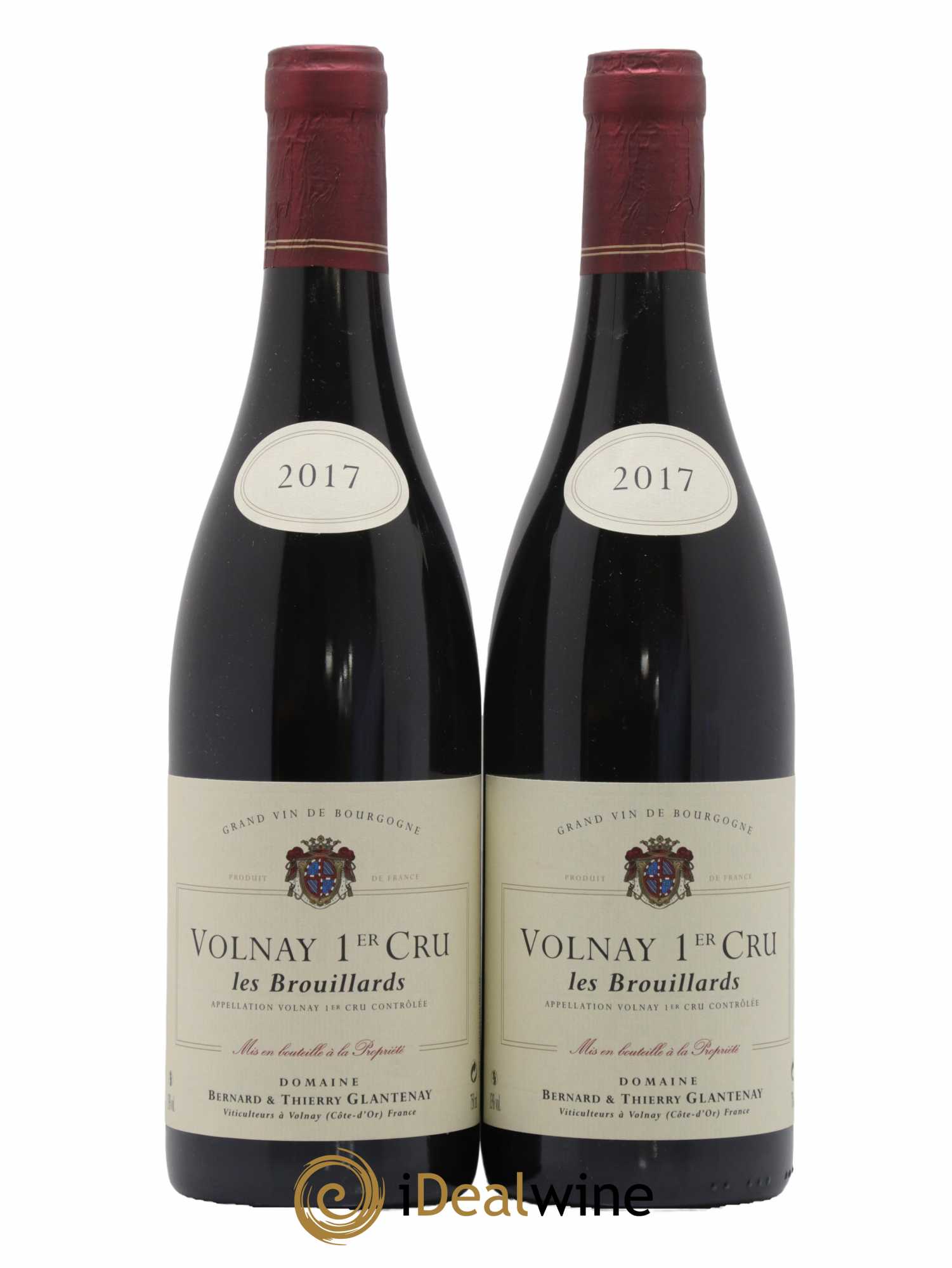 Volnay 1er Cru Les Brouillards Bernard et Thierry Glantenay (Domaine) 2017 - Lot de 2 bouteilles - 0