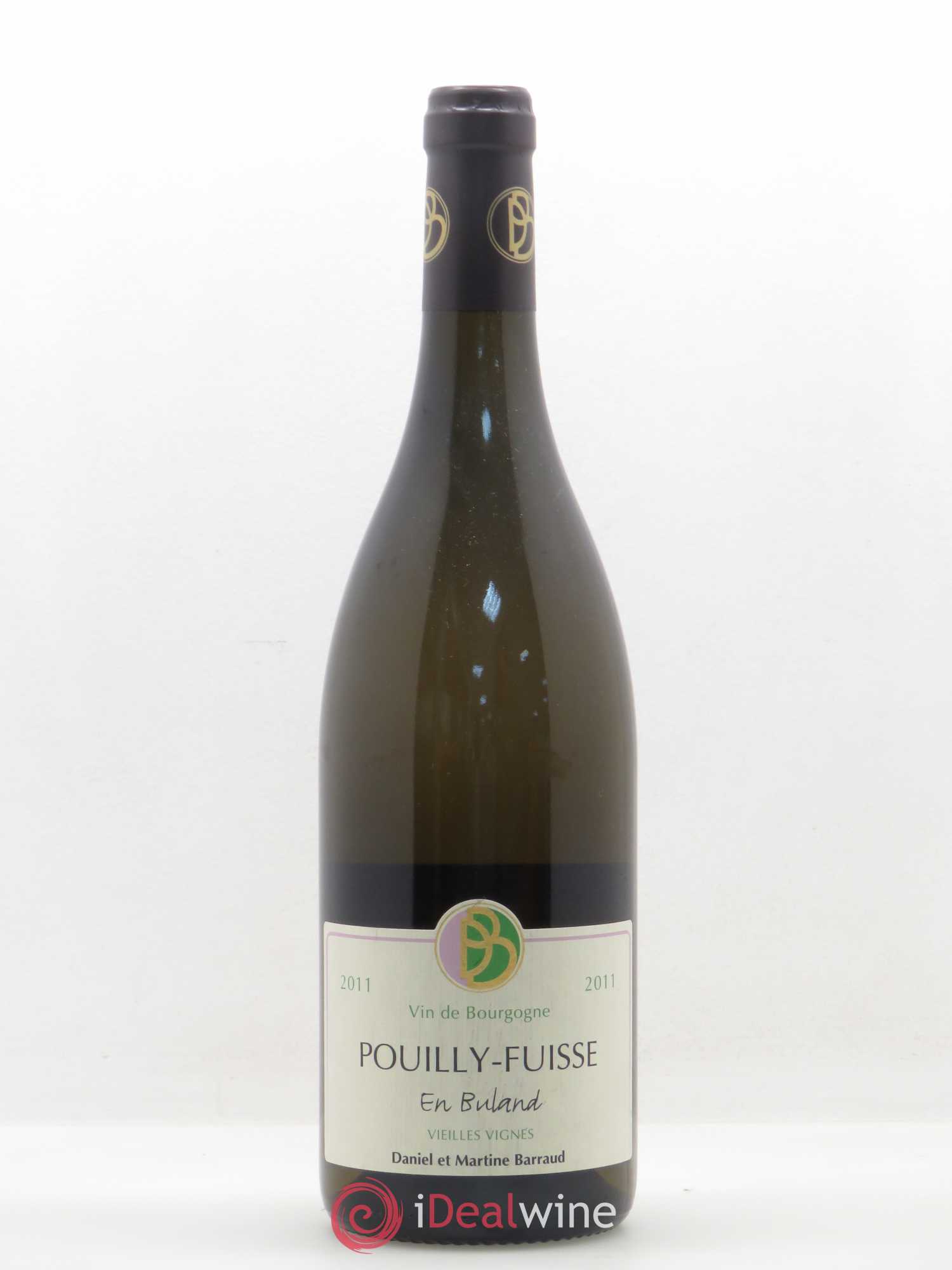Pouilly-Fuissé En Buland vieilles vignes Domaine Barraud 2011 - Posten von 1 Flasche - 0