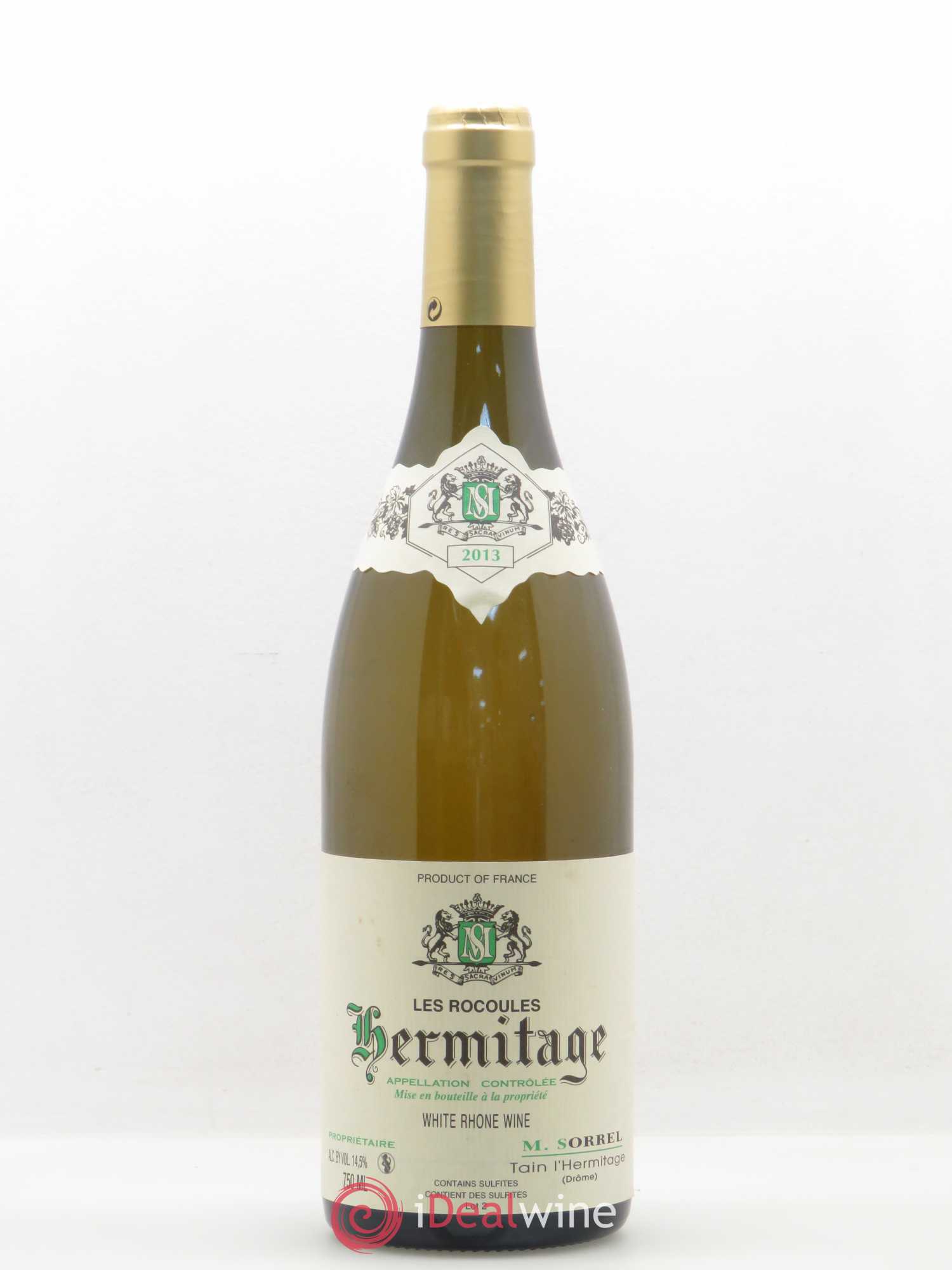 Hermitage Les Rocoules Marc Sorrel 2013 - Lot de 1 bouteille - 0