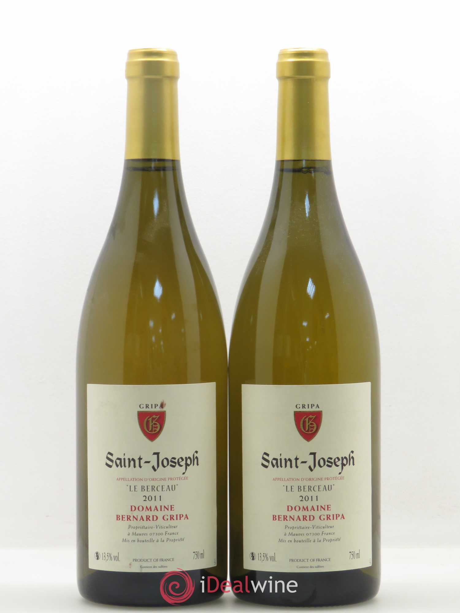 Saint-Joseph Le Berceau Bernard Gripa (Domaine) 2011 - Lot de 2 bouteilles - 0