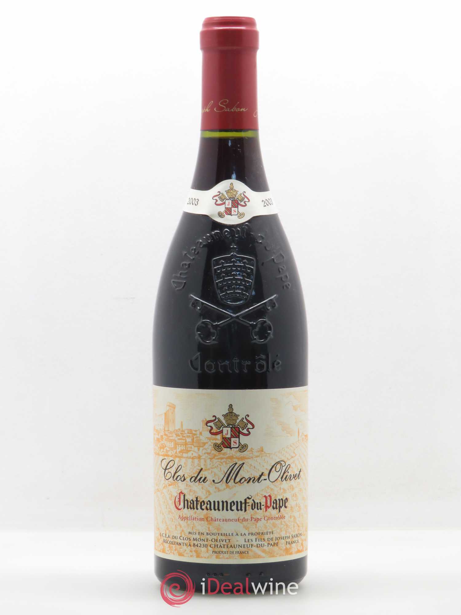 Châteauneuf-du-Pape Clos du Mont-Olivet 2003 - Lot de 1 bouteille - 0