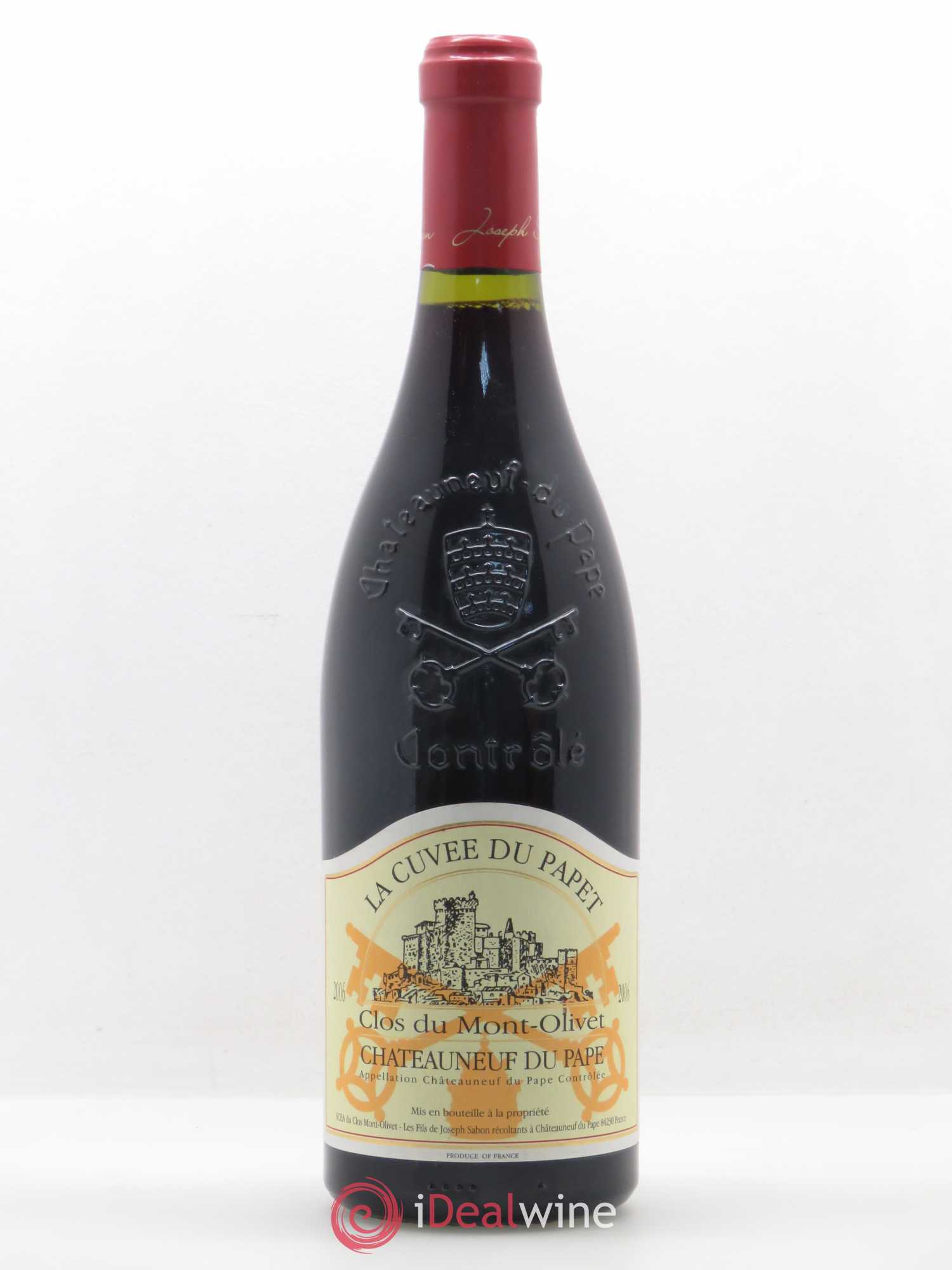 Châteauneuf-du-Pape Cuvée du Papet Clos du Mont-Olivet 2006 - Lot de 1 bouteille - 0