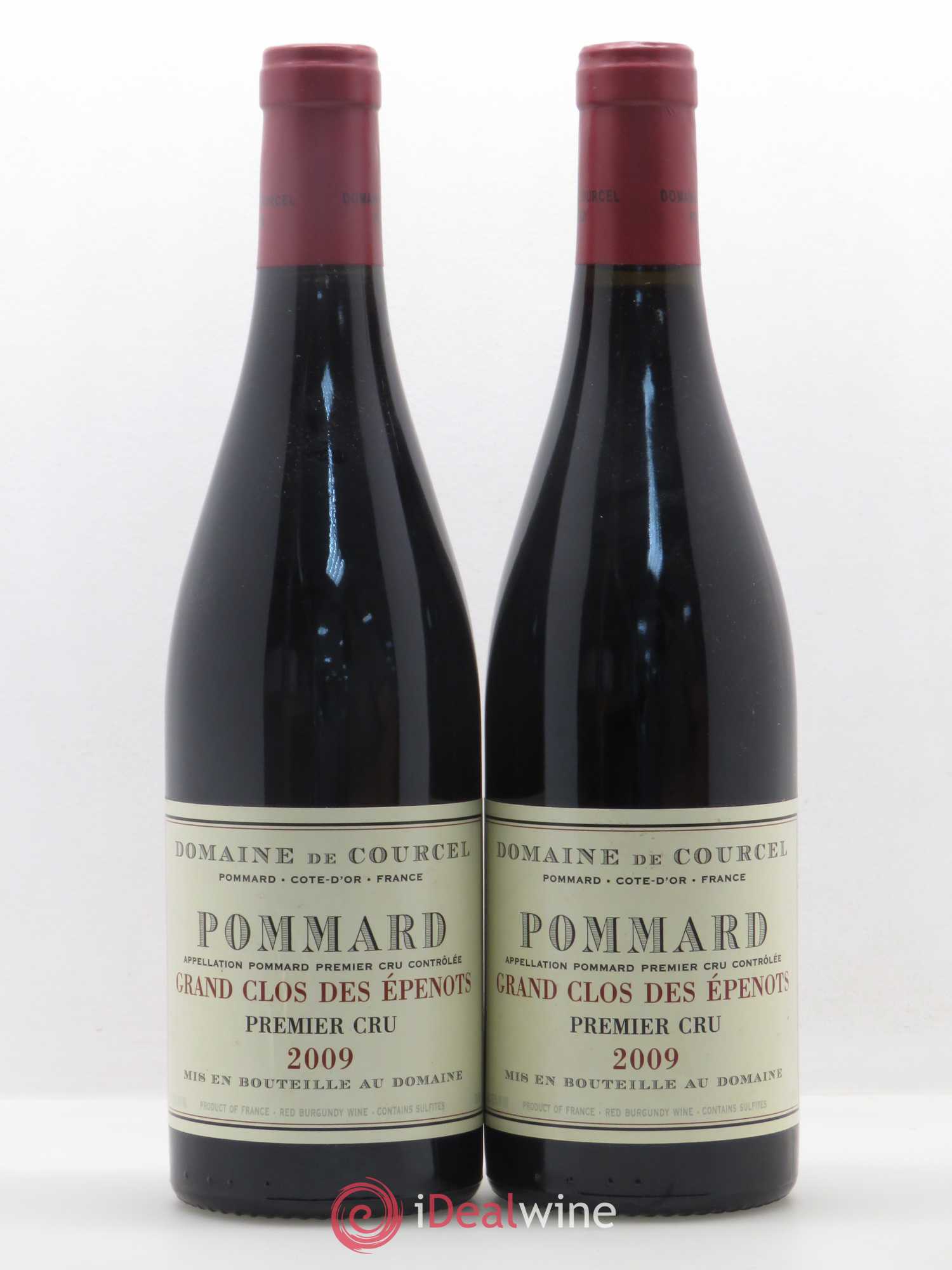 Pommard 1er Cru Grand Clos des Epenots de Courcel (Domaine) 2009 - Lot de 2 bouteilles - 0