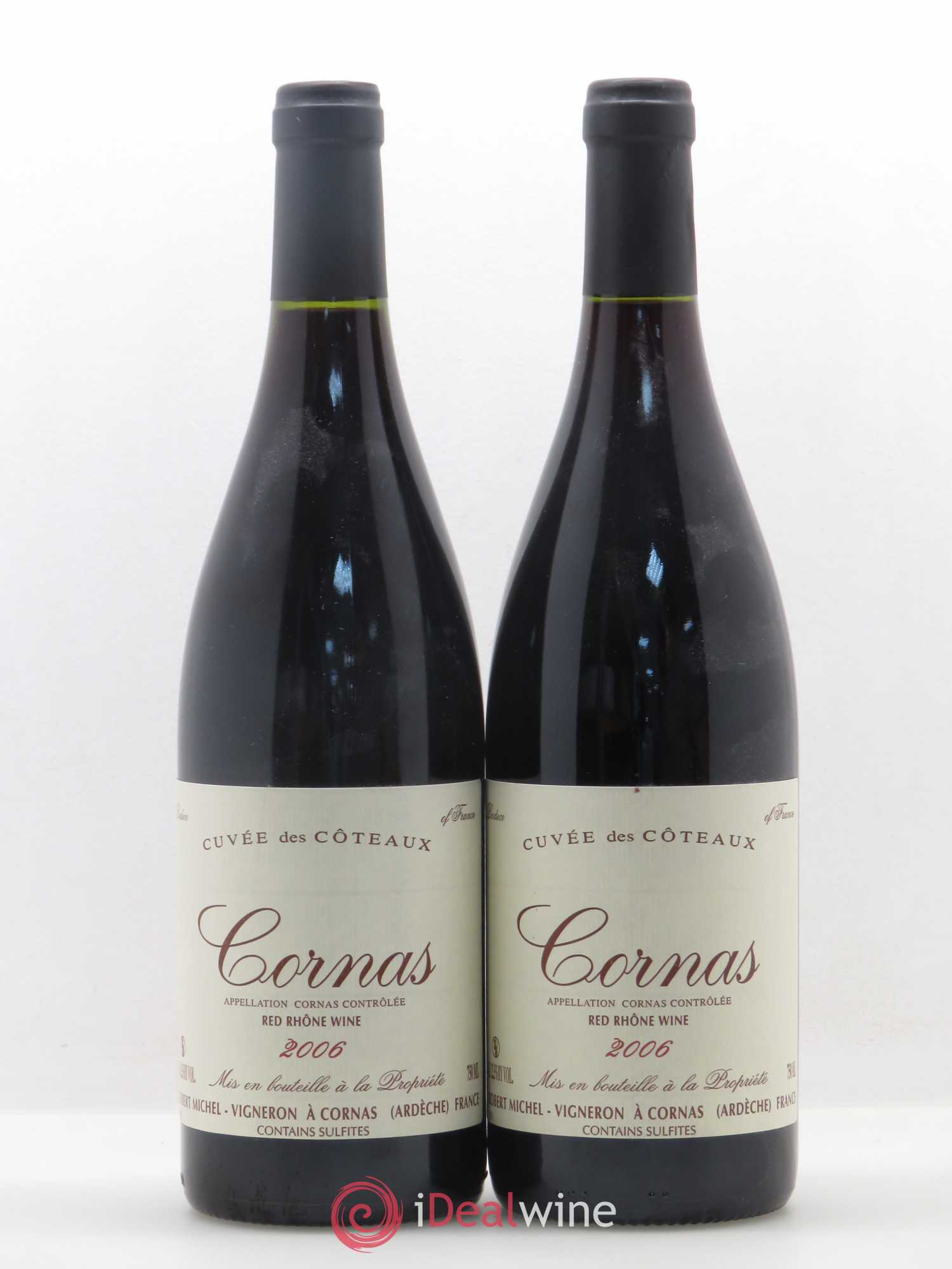 Cornas Cuvée des Coteaux Michel Robert 2006 - Posten von 2 Flaschen - 0