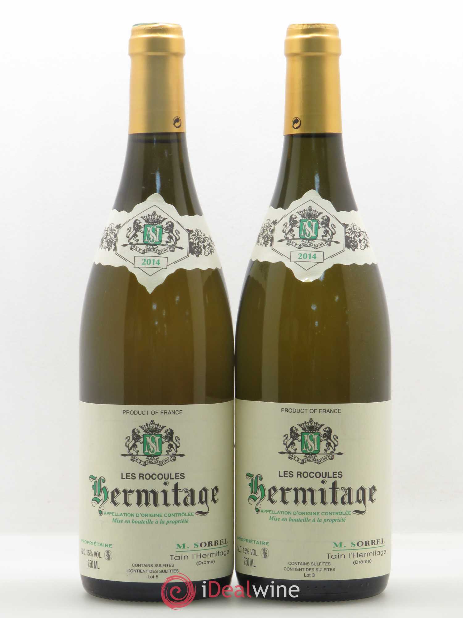 Hermitage Les Rocoules Marc Sorrel 2014 - Lot de 2 bouteilles - 0