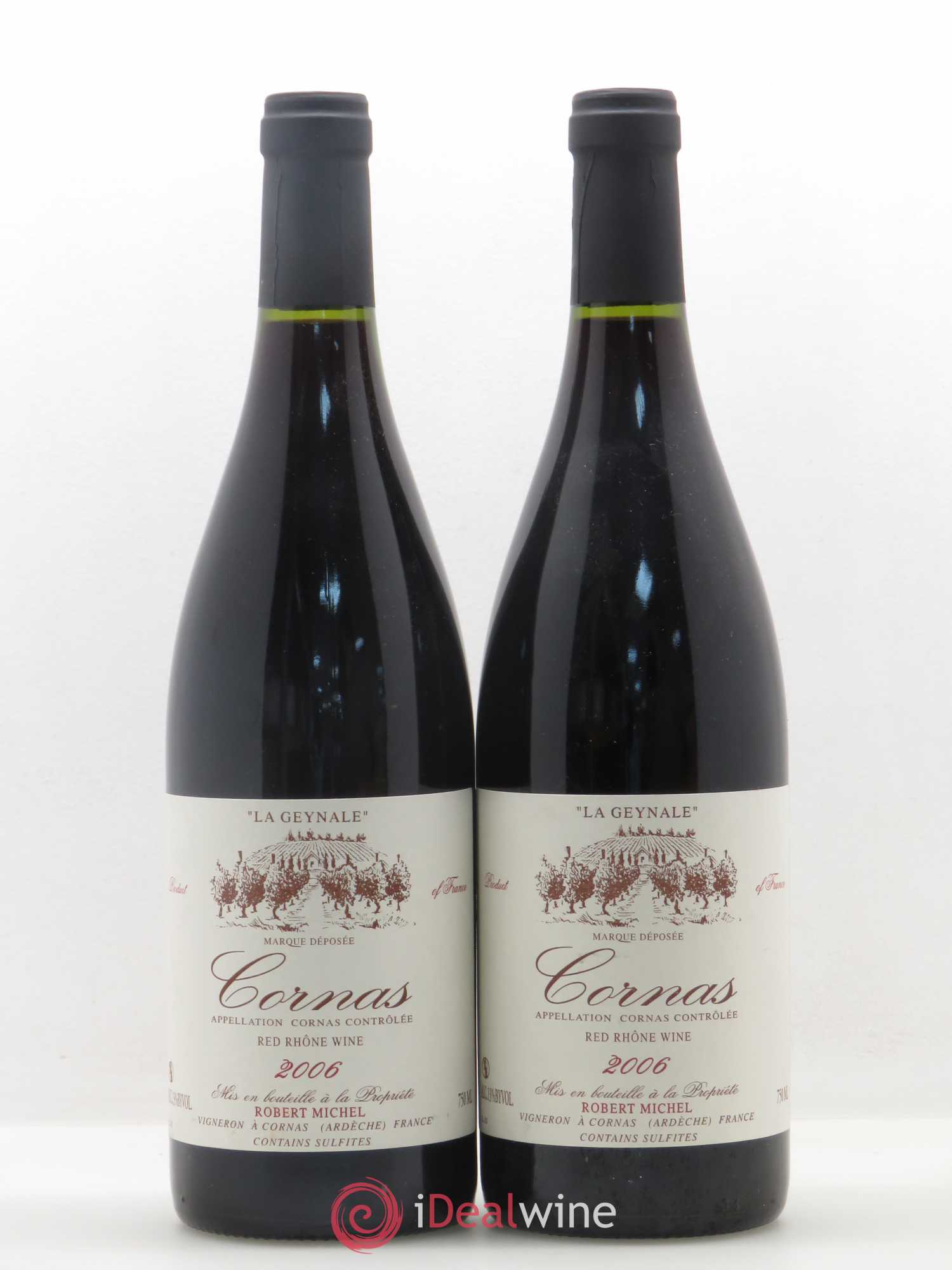 Cornas La Geynale Robert Michel 2006 - Lot de 2 bouteilles - 0