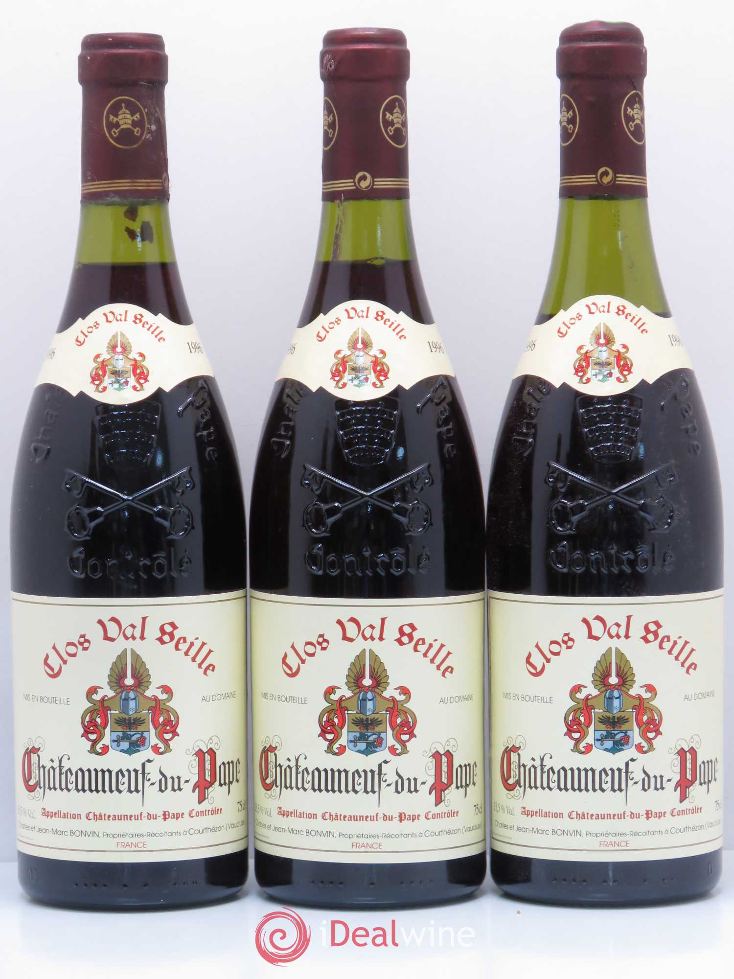 Châteauneuf-du-Pape Clos Val Seille 1996 - Lotto di 6 bottiglie - 1