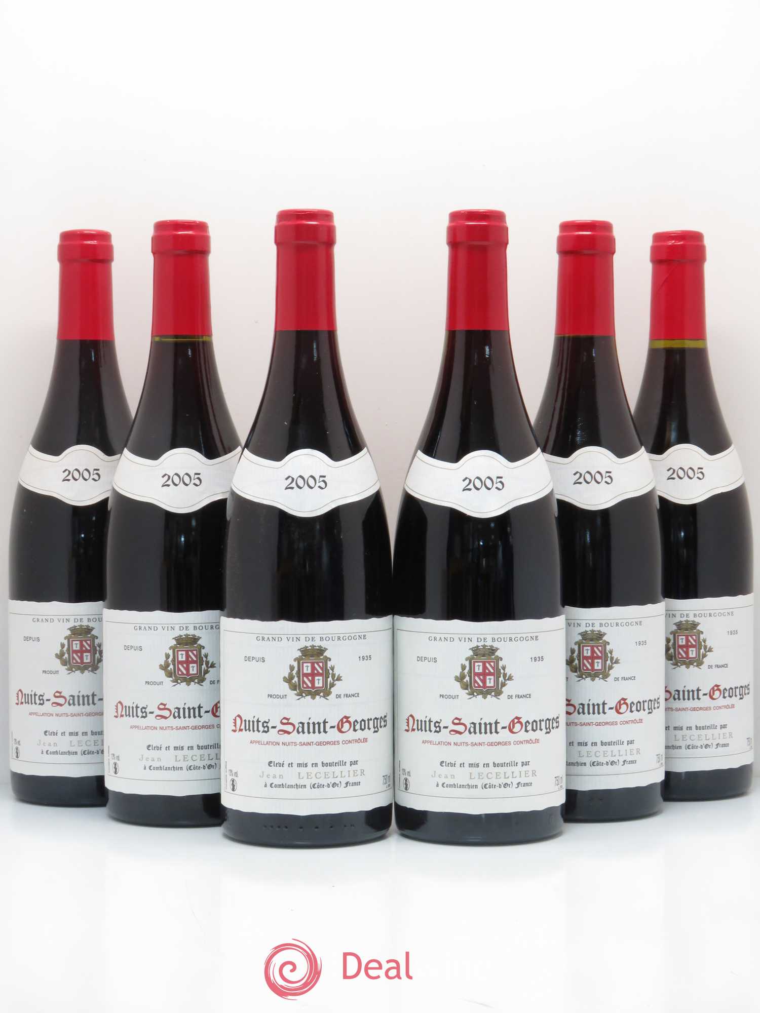 Nuits-Saint-Georges Jean Lecellier 2005 - Lot de 6 bouteilles - 0