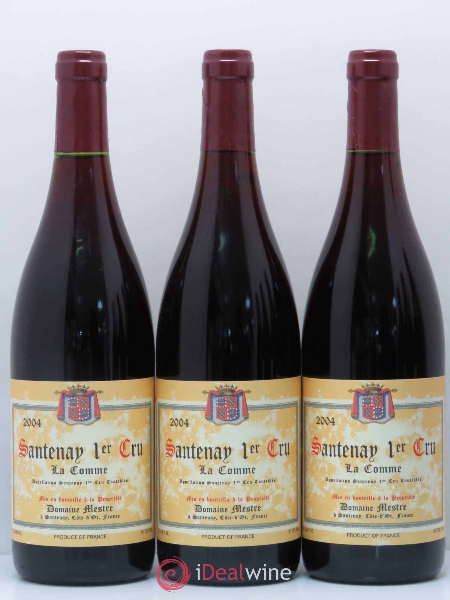 Santenay 1er cru La Comme Mestre 2004 - Posten von 6 Flaschen - 1