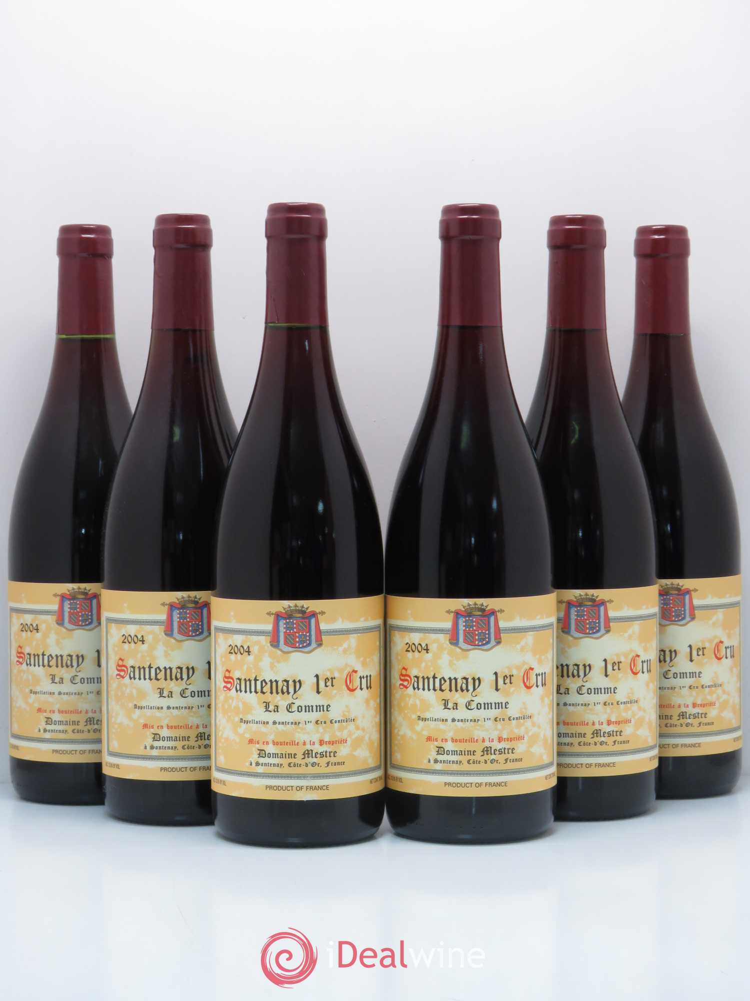 Santenay 1er cru La Comme Mestre 2004 - Posten von 6 Flaschen - 0