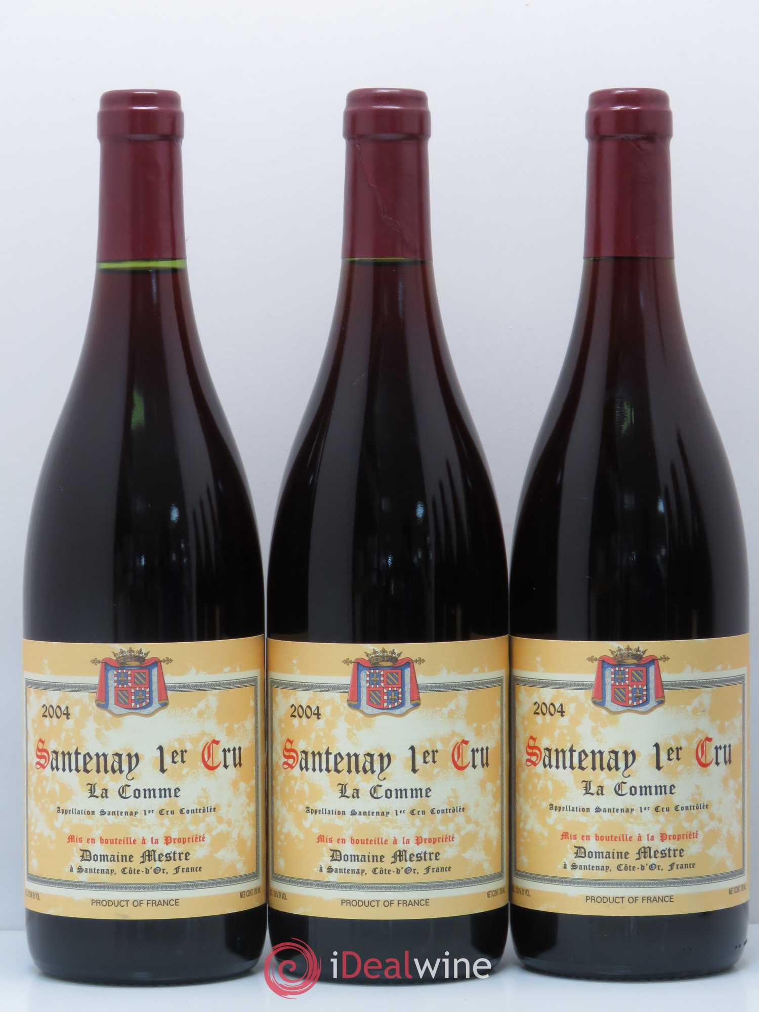 Santenay 1er cru La Comme Mestre 2004 - Posten von 6 Flaschen - 2