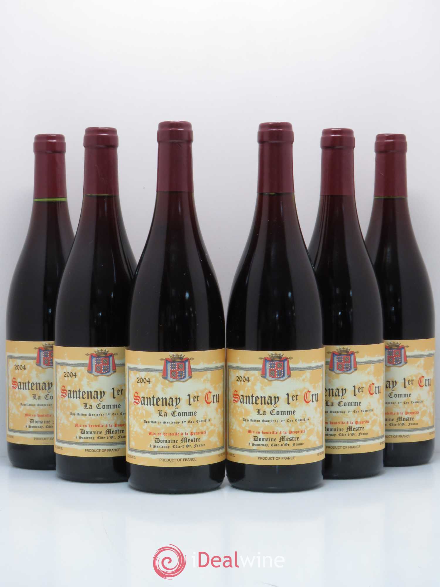 Santenay 1er cru La Comme Mestre 2004 - Posten von 6 Flaschen - 0