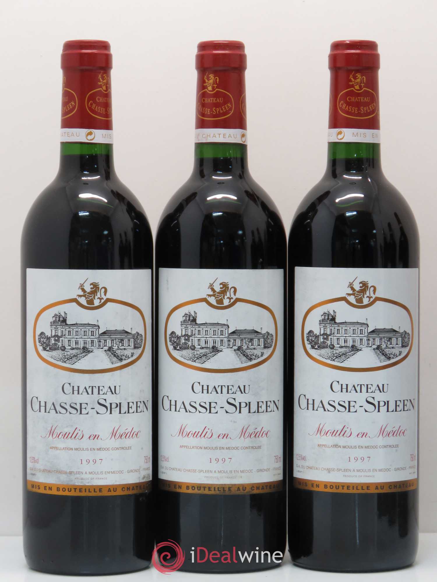 Château Chasse Spleen 1997 - Lot de 12 bouteilles - 2