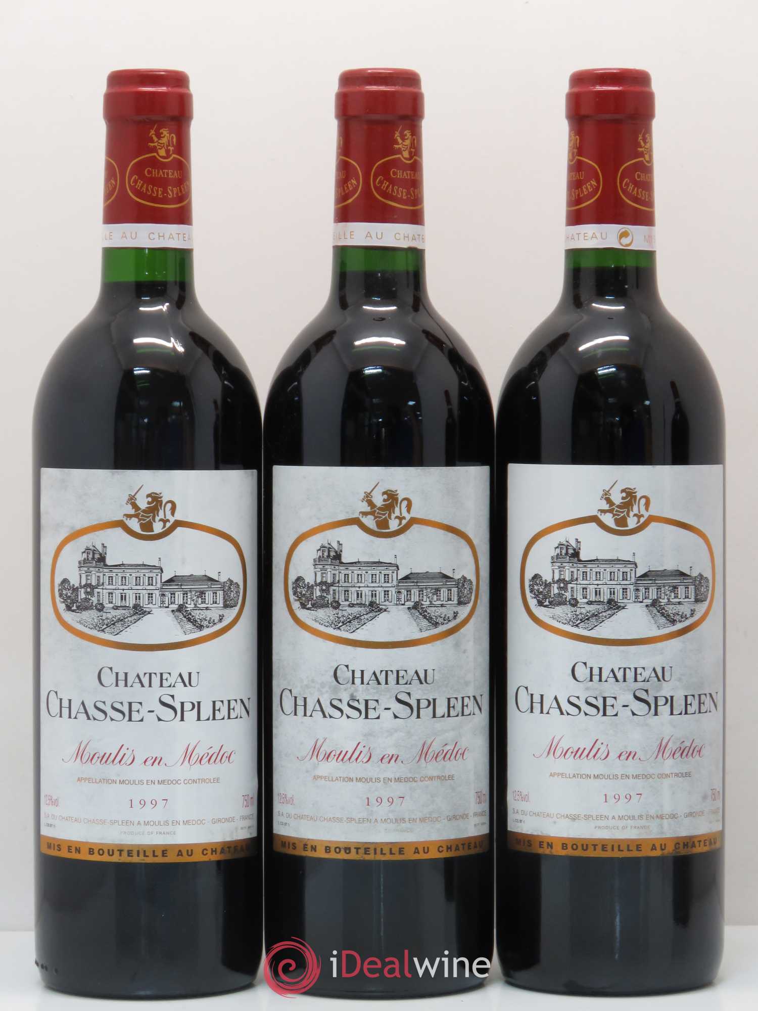 Château Chasse Spleen 1997 - Lot de 12 bouteilles - 4