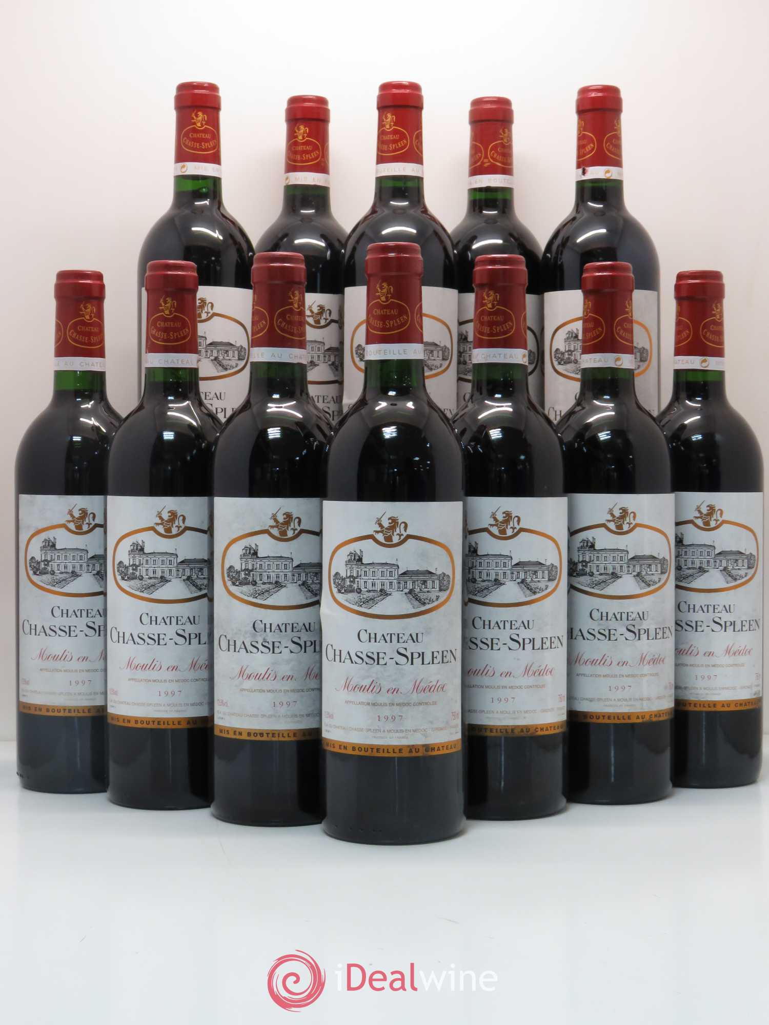 Château Chasse Spleen 1997 - Lot de 12 bouteilles - 0