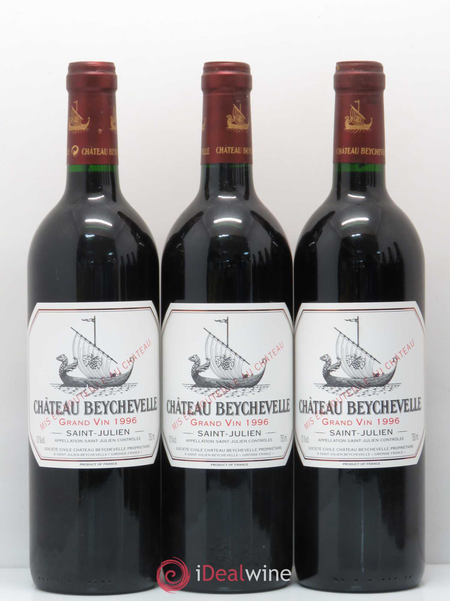 Château Beychevelle 4ème Grand Cru Classé 1996 - Lot de 6 bouteilles - 2